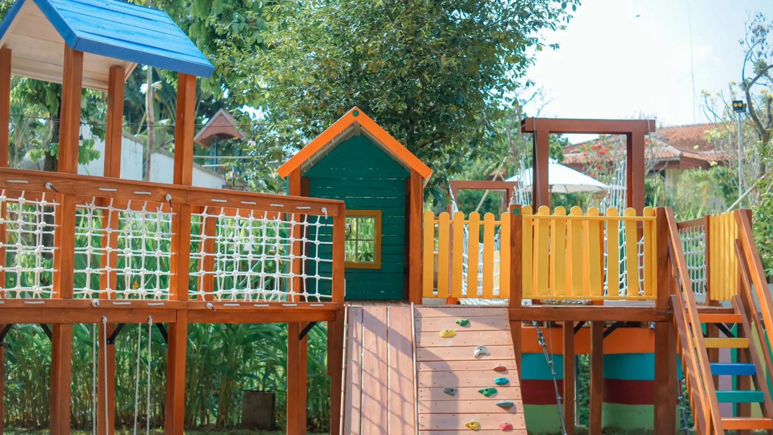 Children play ground in Lorin Solo Hotel