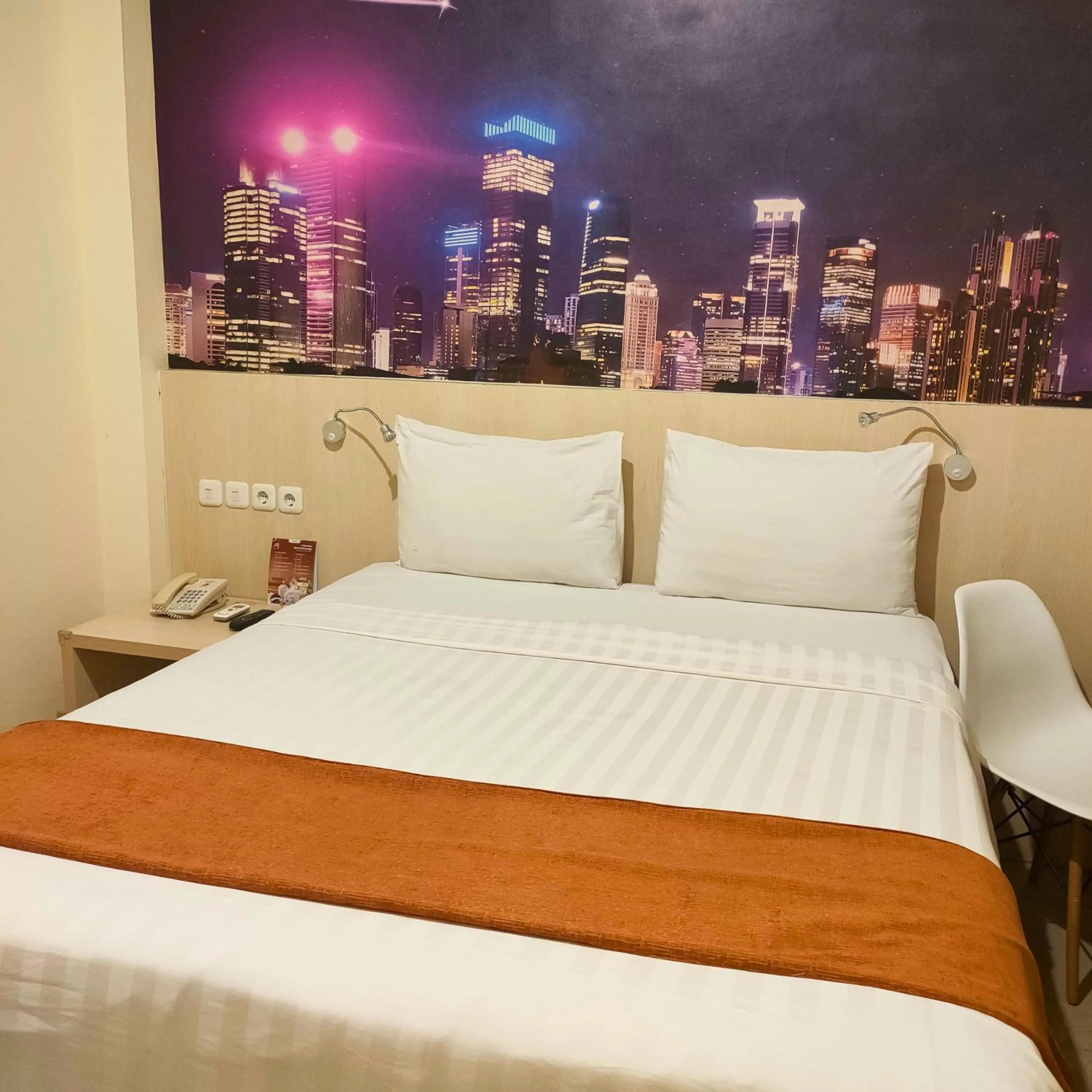 Bed in D'Bamboo Suites