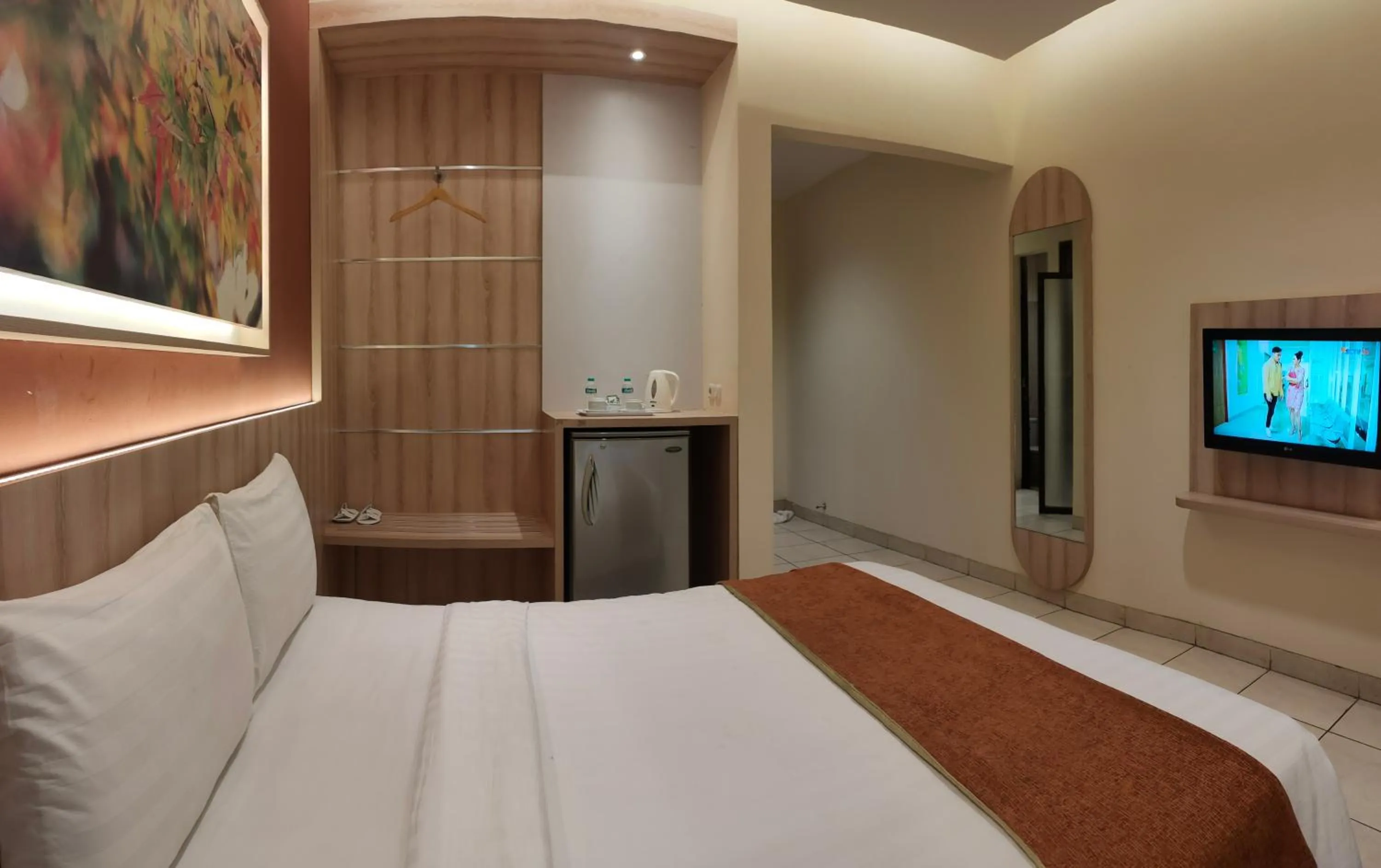 Bed in D'Bamboo Suites