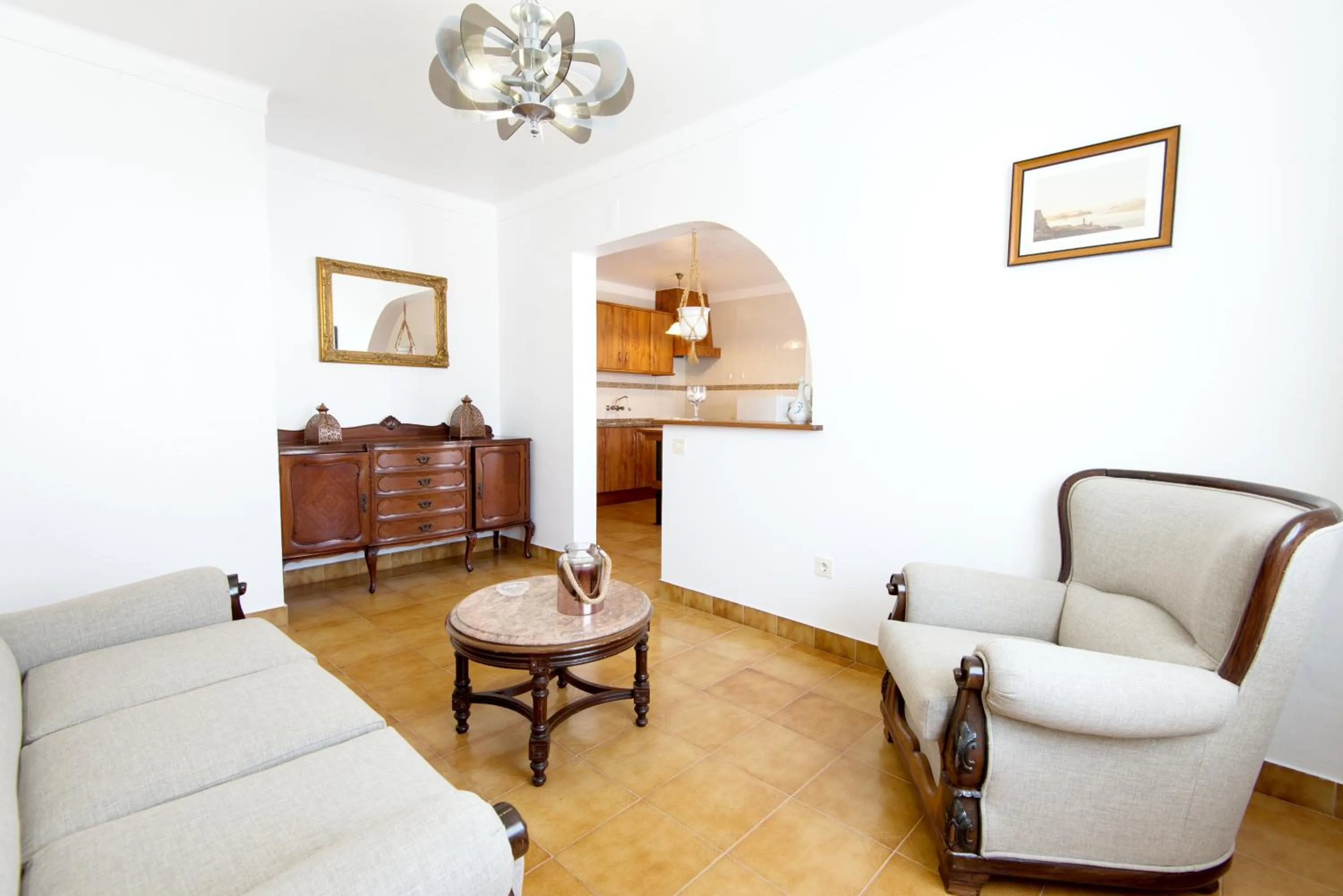 Living room in Casas da Vila - Duna Parque Resorts & Hotels