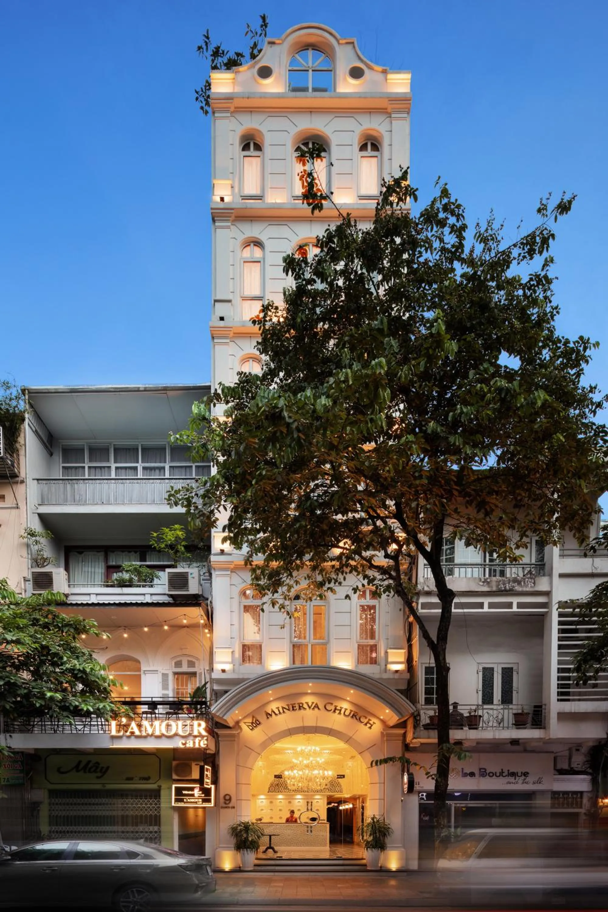 Property building in Minerva Church Hotel