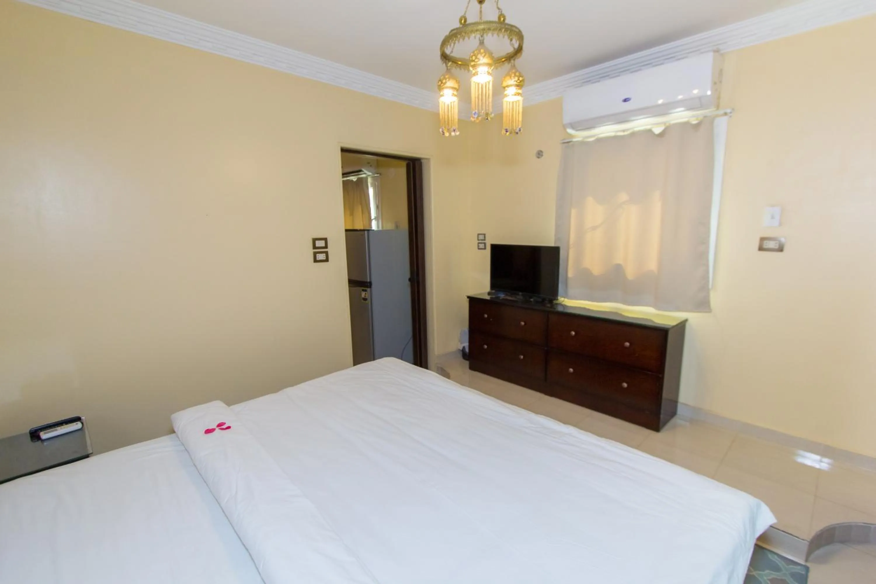 Bed in Philae Hotel Aswan