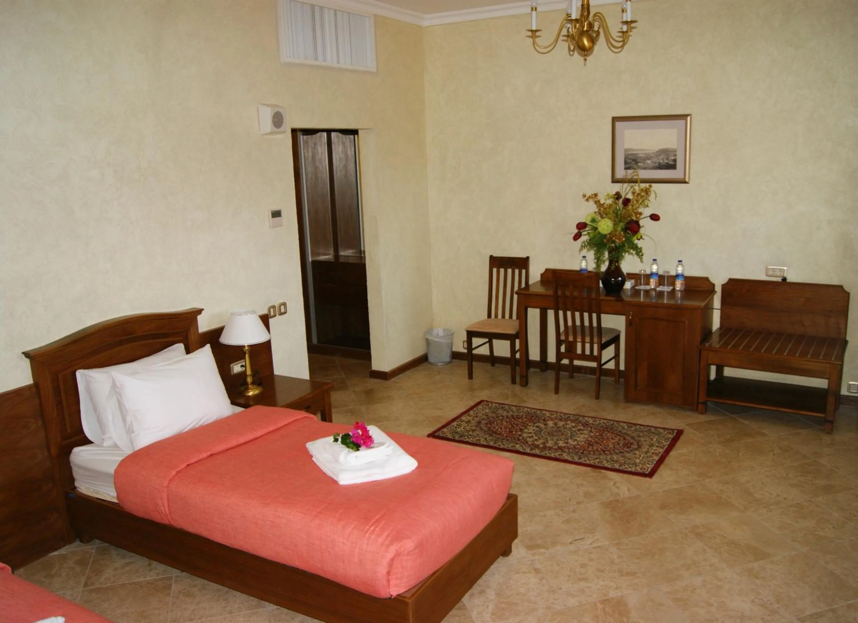 Bed in Russian Pilgrim Residence