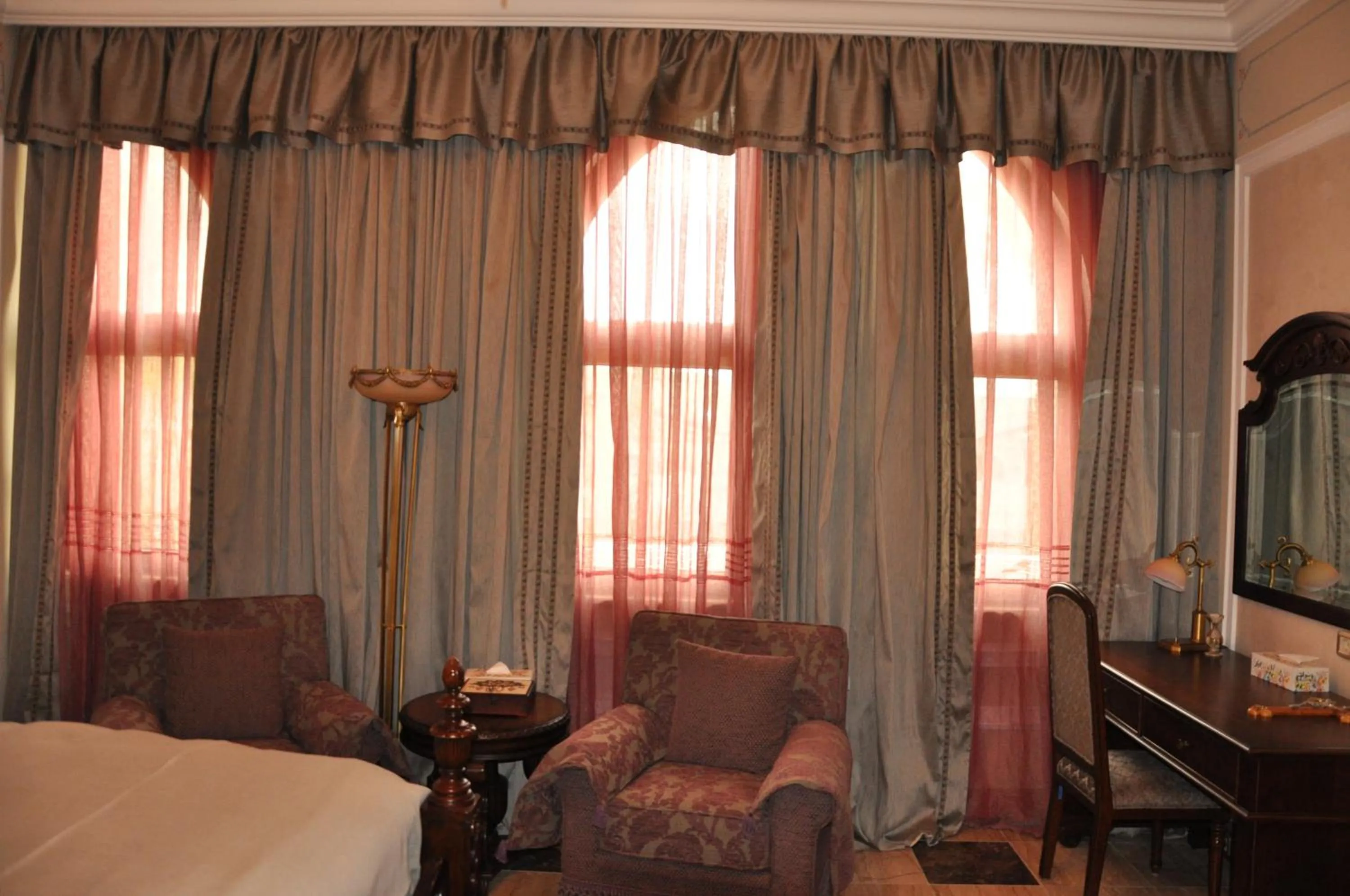 Decorative detail, Bed in Russian Pilgrim Residence