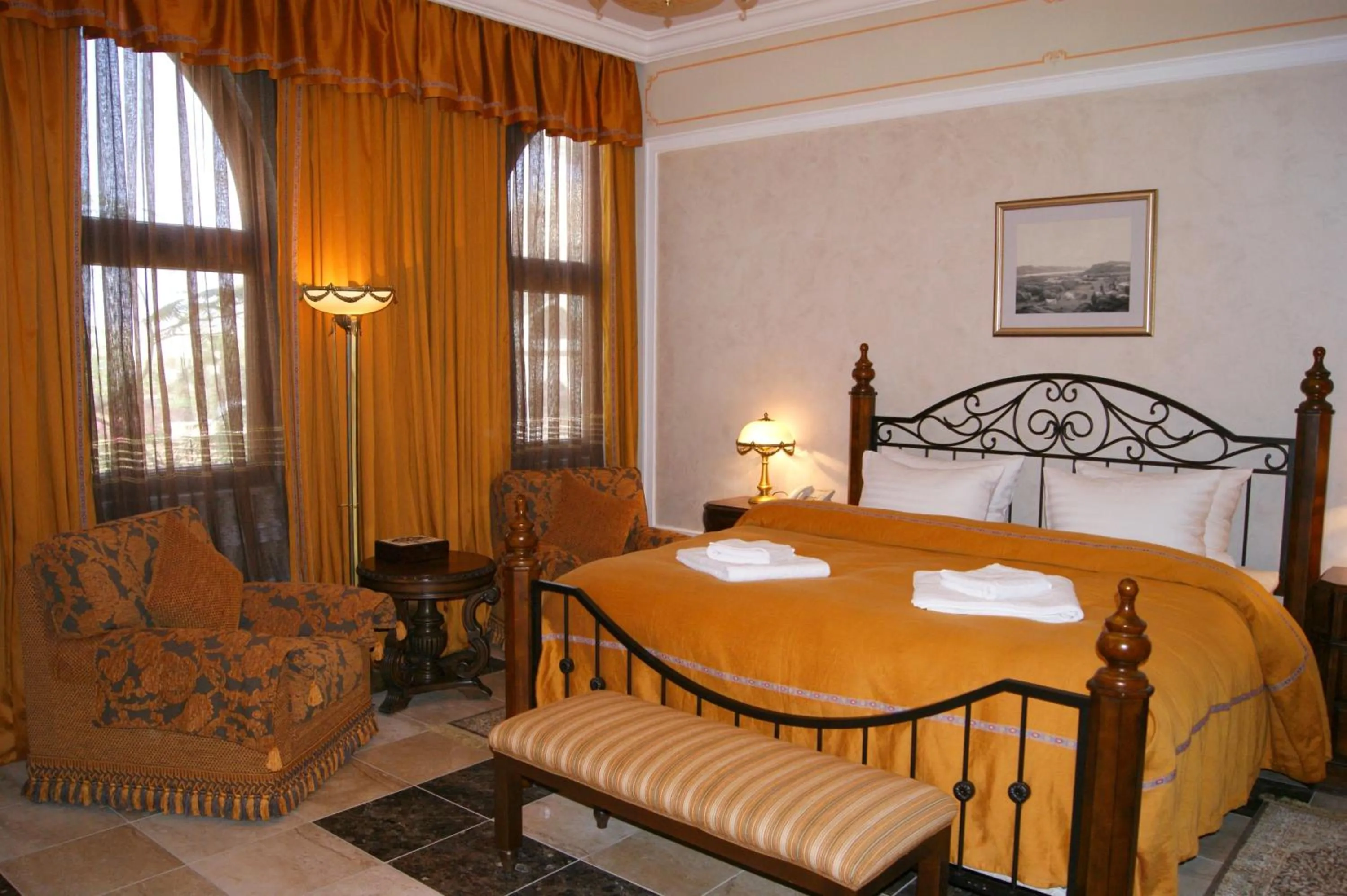 Bed in Russian Pilgrim Residence