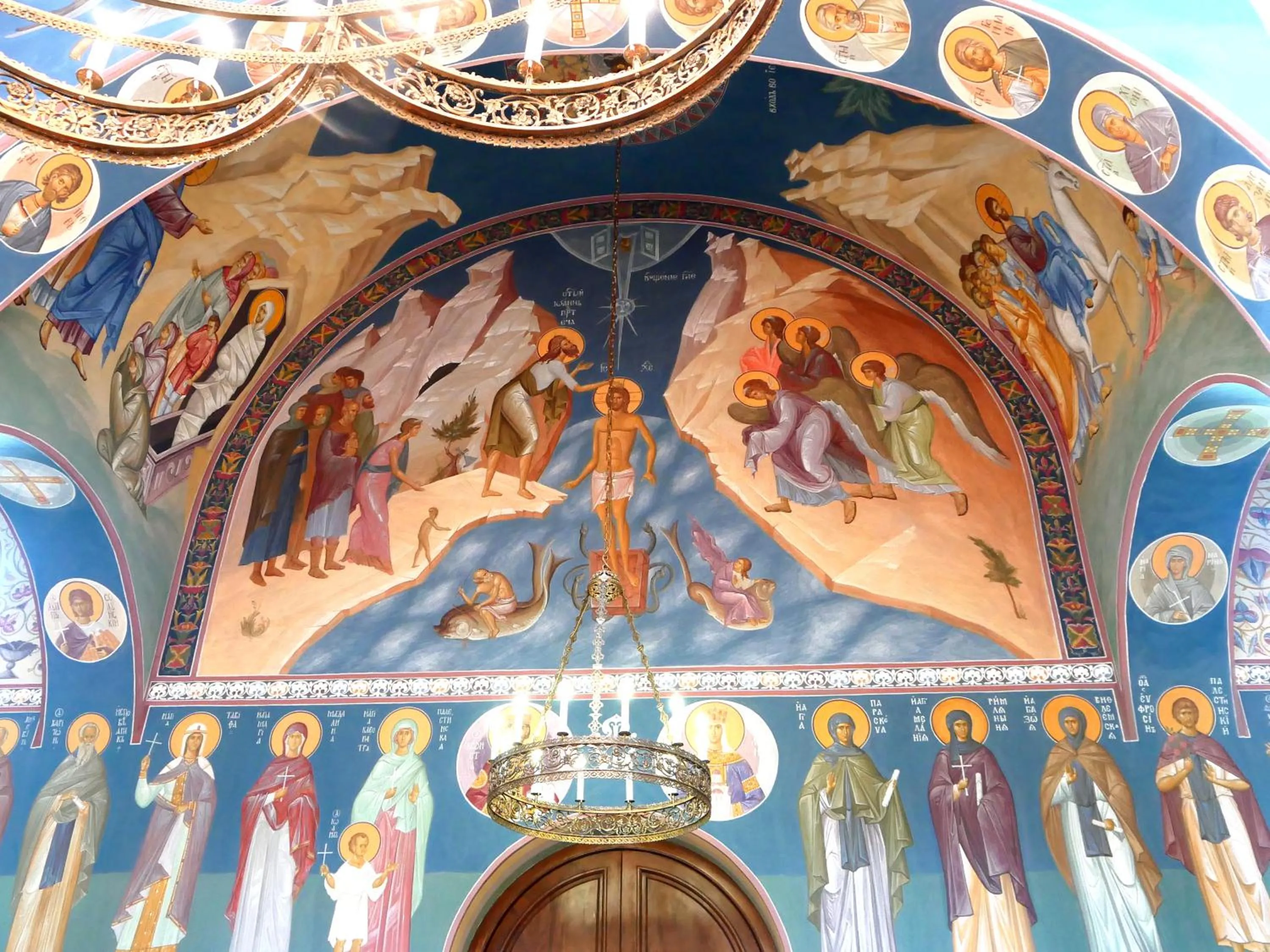 Decorative detail in Russian Pilgrim Residence