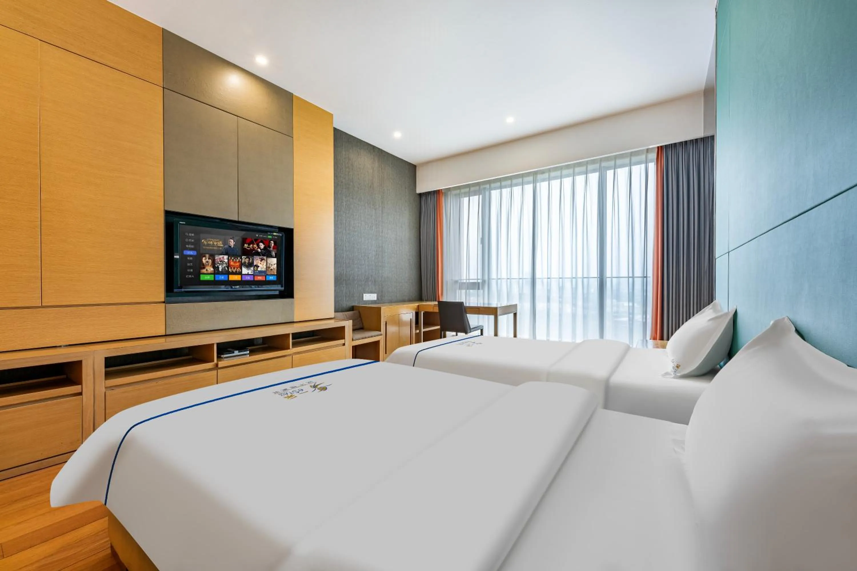 Bed in eStay Residence·Poly World Trade Center Guangzhou