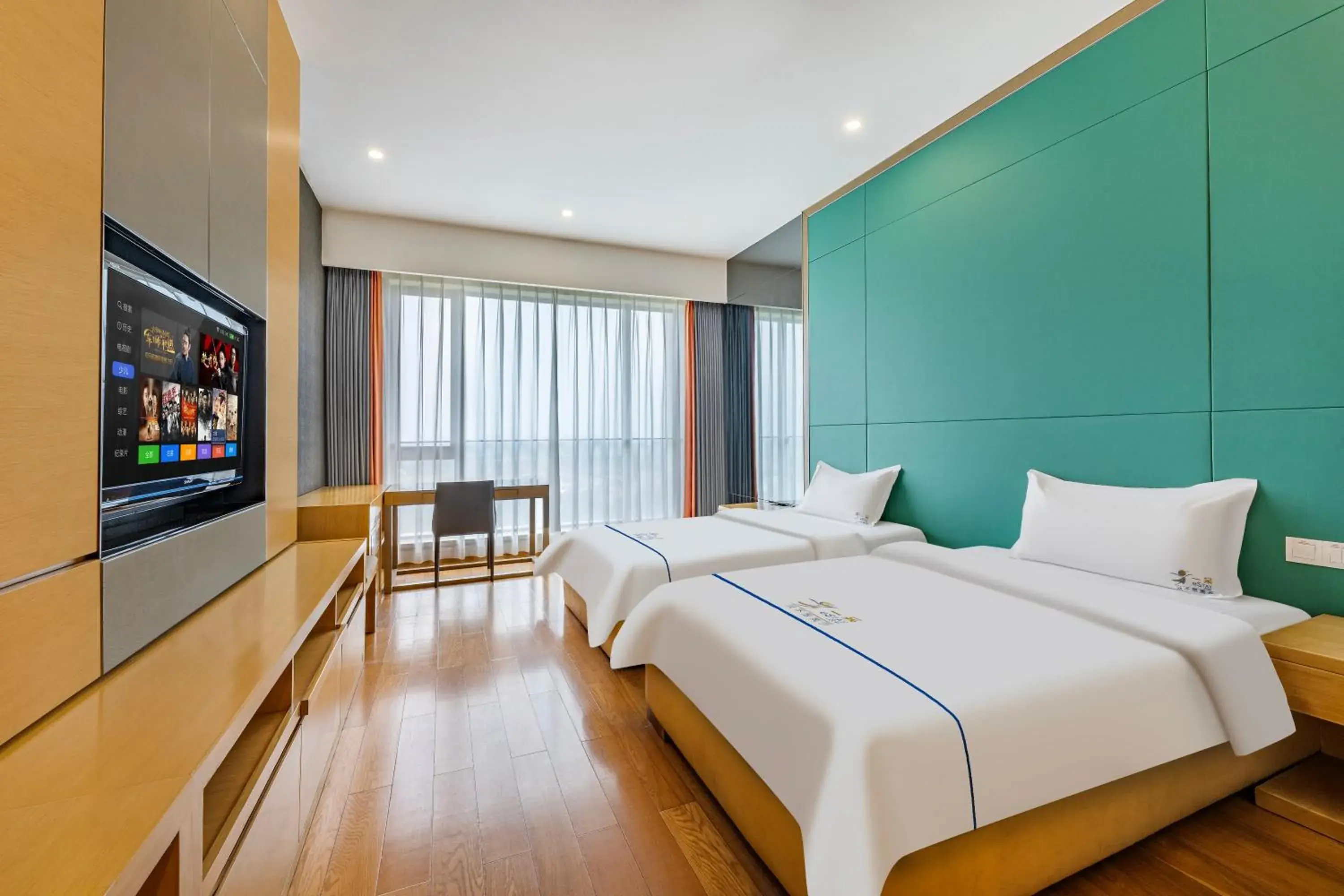 Superior Twin Room in eStay Residence·Poly World Trade Center Guangzhou Superior Twin Room in eStay Residence·Poly World Trade Center Guangzhou