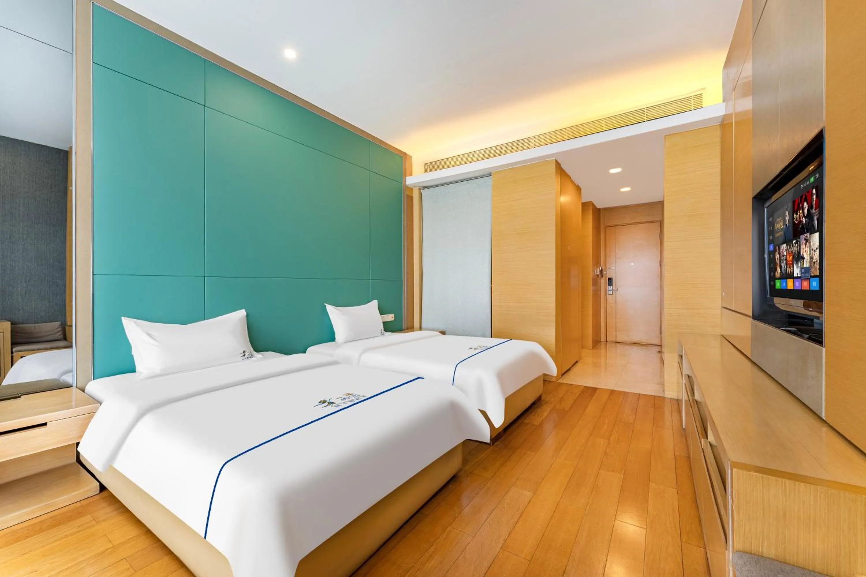 Bed in eStay Residence·Poly World Trade Center Guangzhou