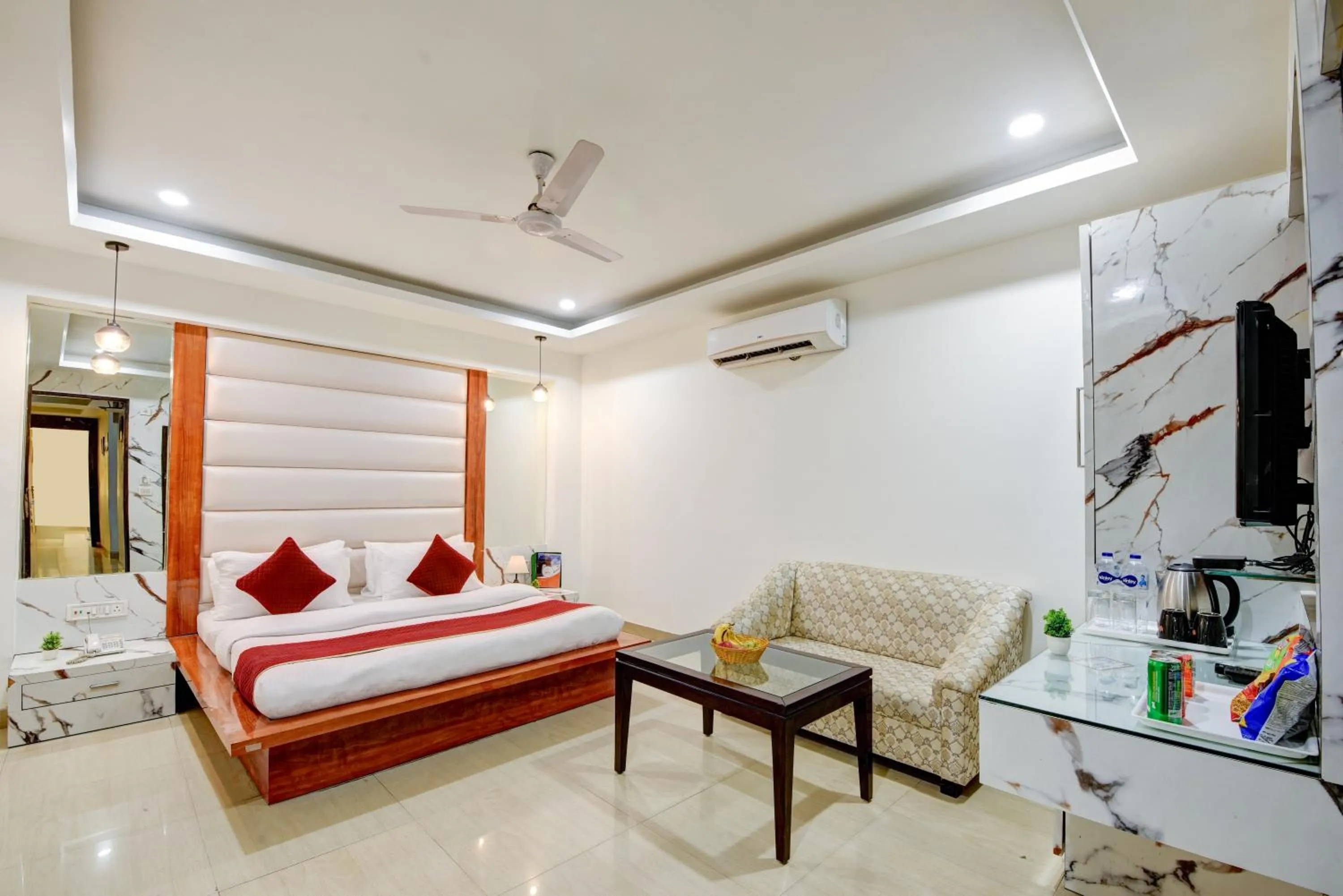Bed in Hotel Krishna Deluxe-By RCG Hotels