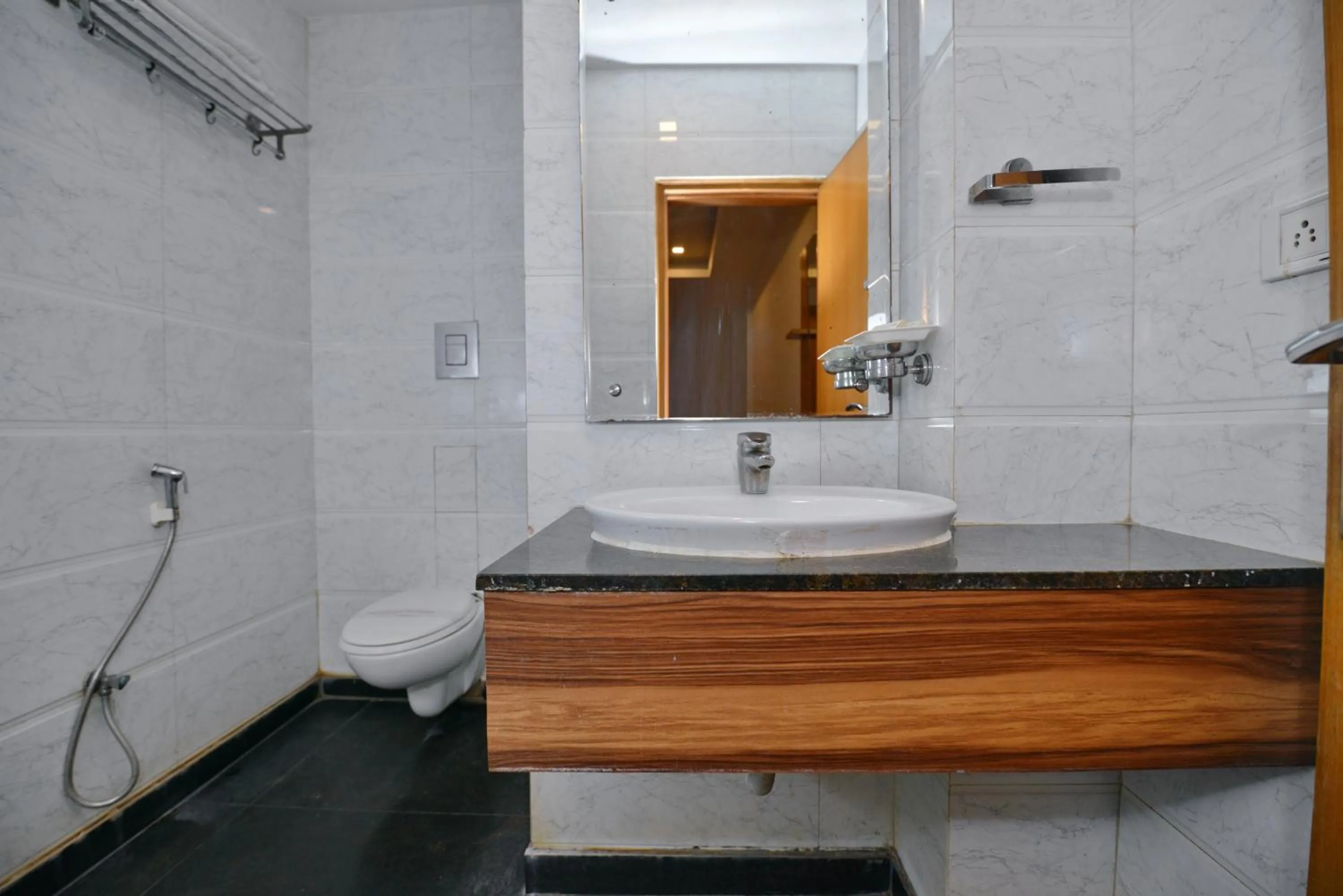 Bathroom in Hotel Krishna Deluxe-By RCG Hotels