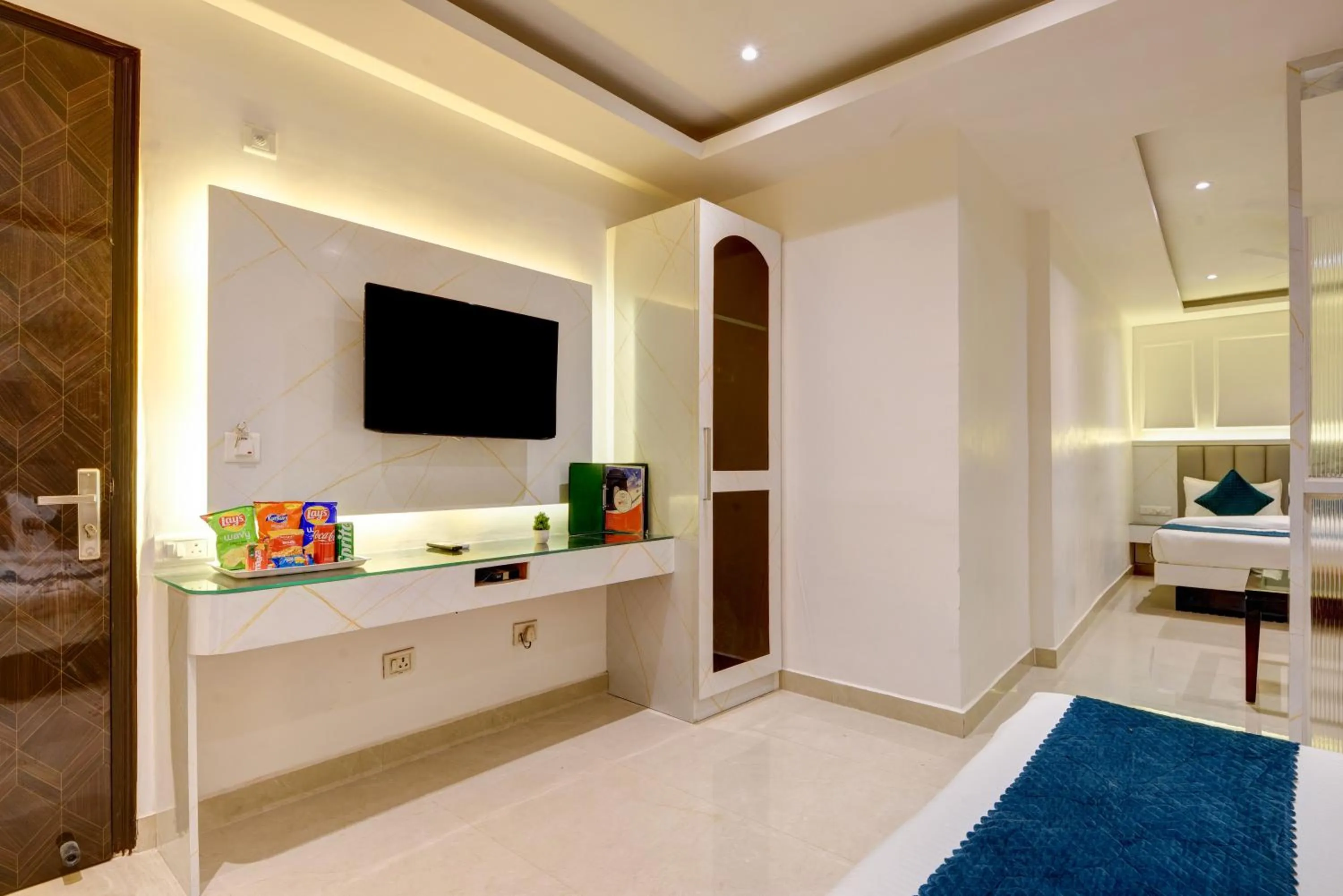 Bed in Hotel Krishna Deluxe-By RCG Hotels