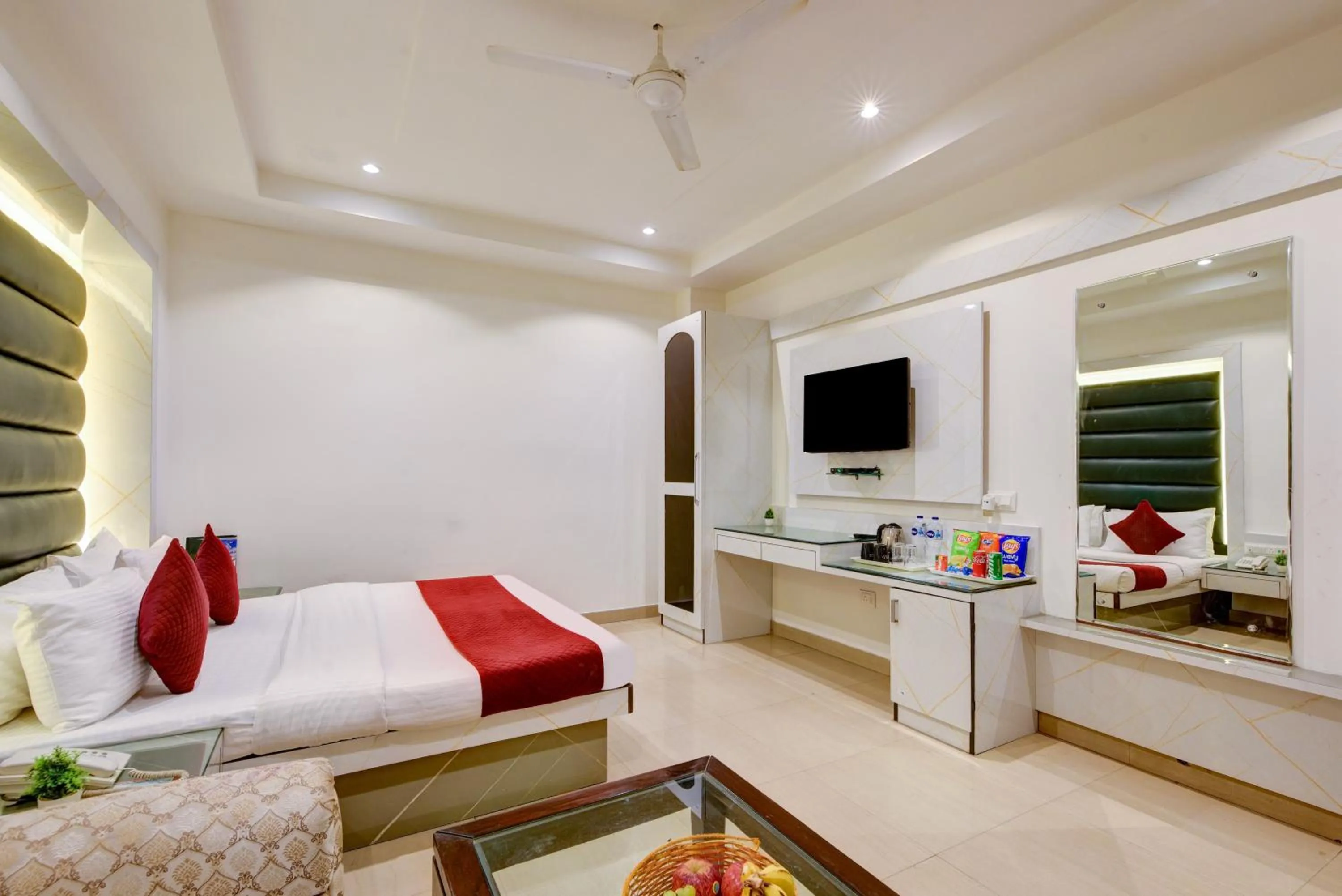 Bed in Hotel Krishna Deluxe-By RCG Hotels