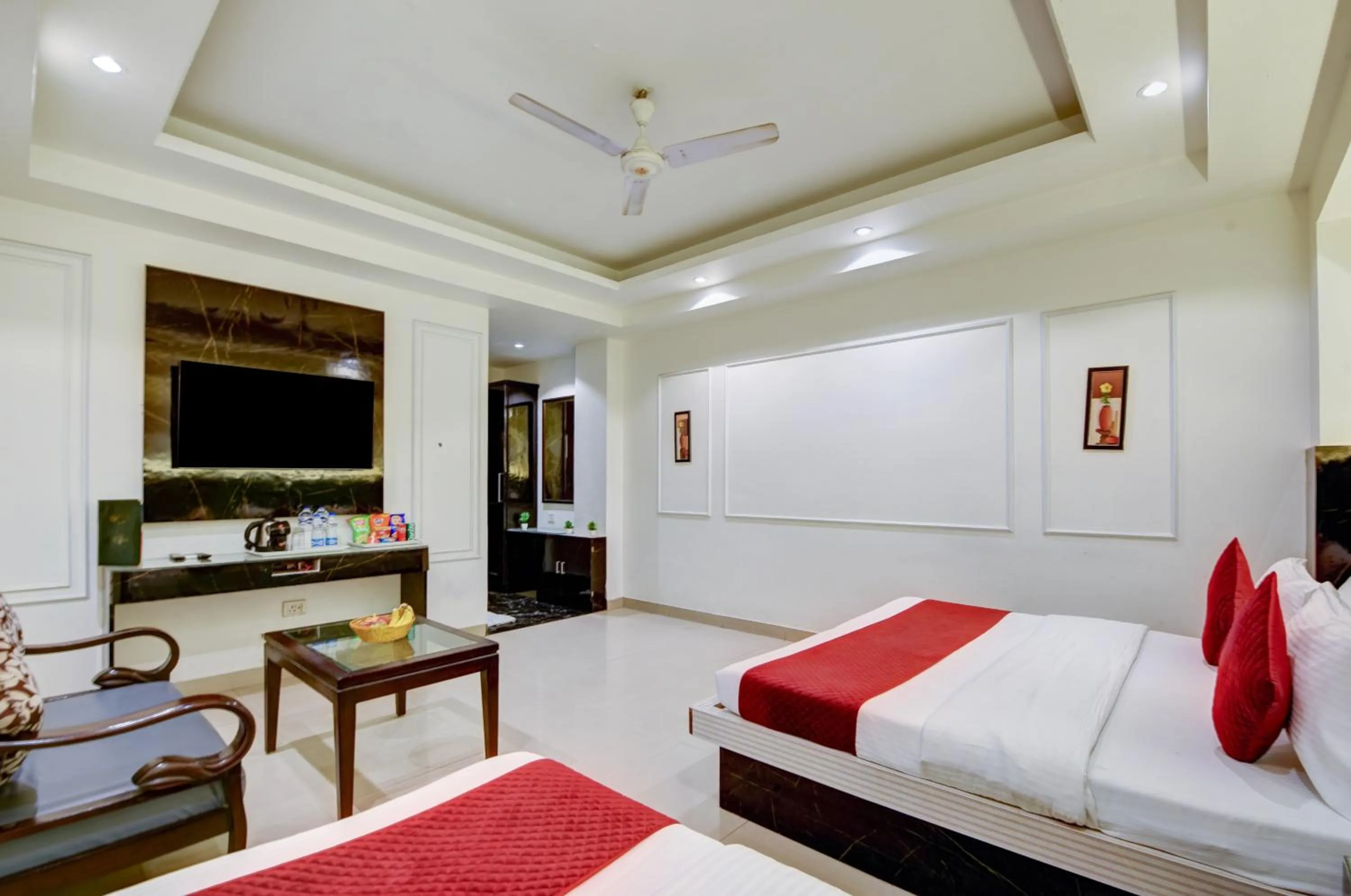 Bed in Hotel Krishna Deluxe-By RCG Hotels