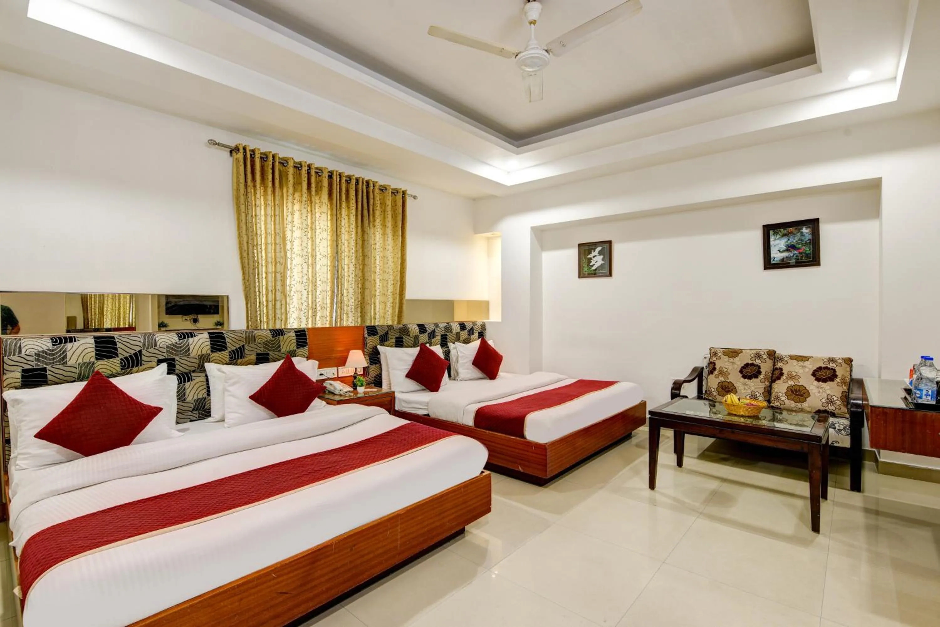 Bed in Hotel Krishna Deluxe-By RCG Hotels