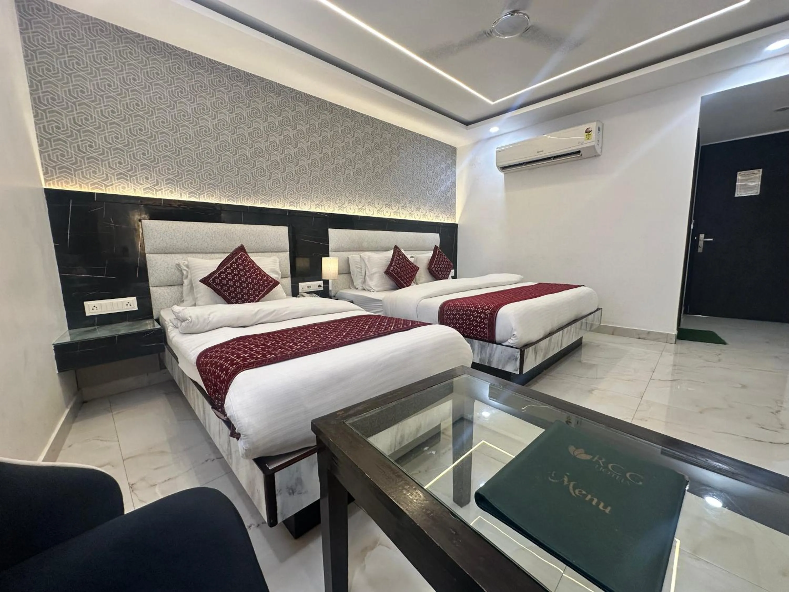 Bed in Hotel Krishna Deluxe-By RCG Hotels