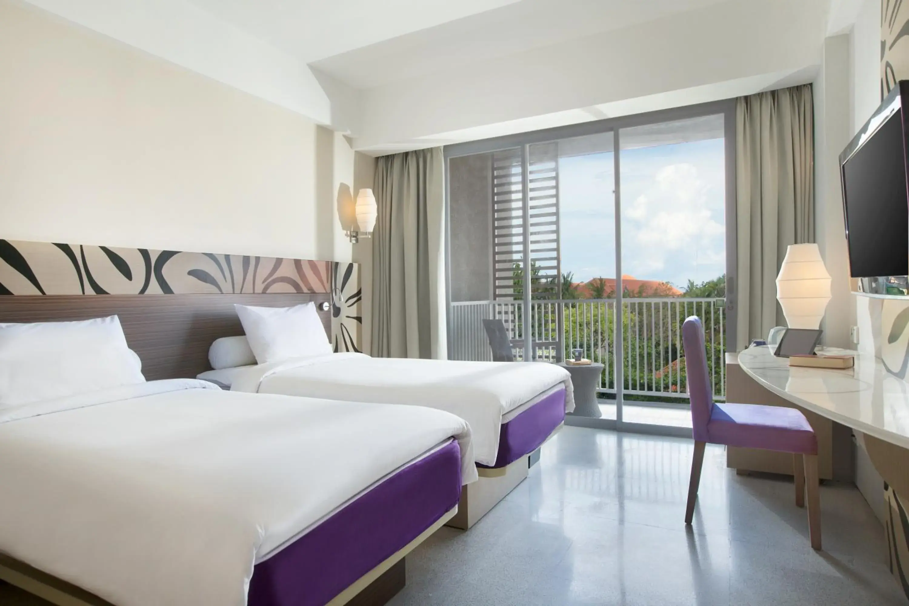 Standard Twin Room with Balcony in Ibis Styles Bali Benoa Standard Twin Room with Balcony in Ibis Styles Bali Benoa