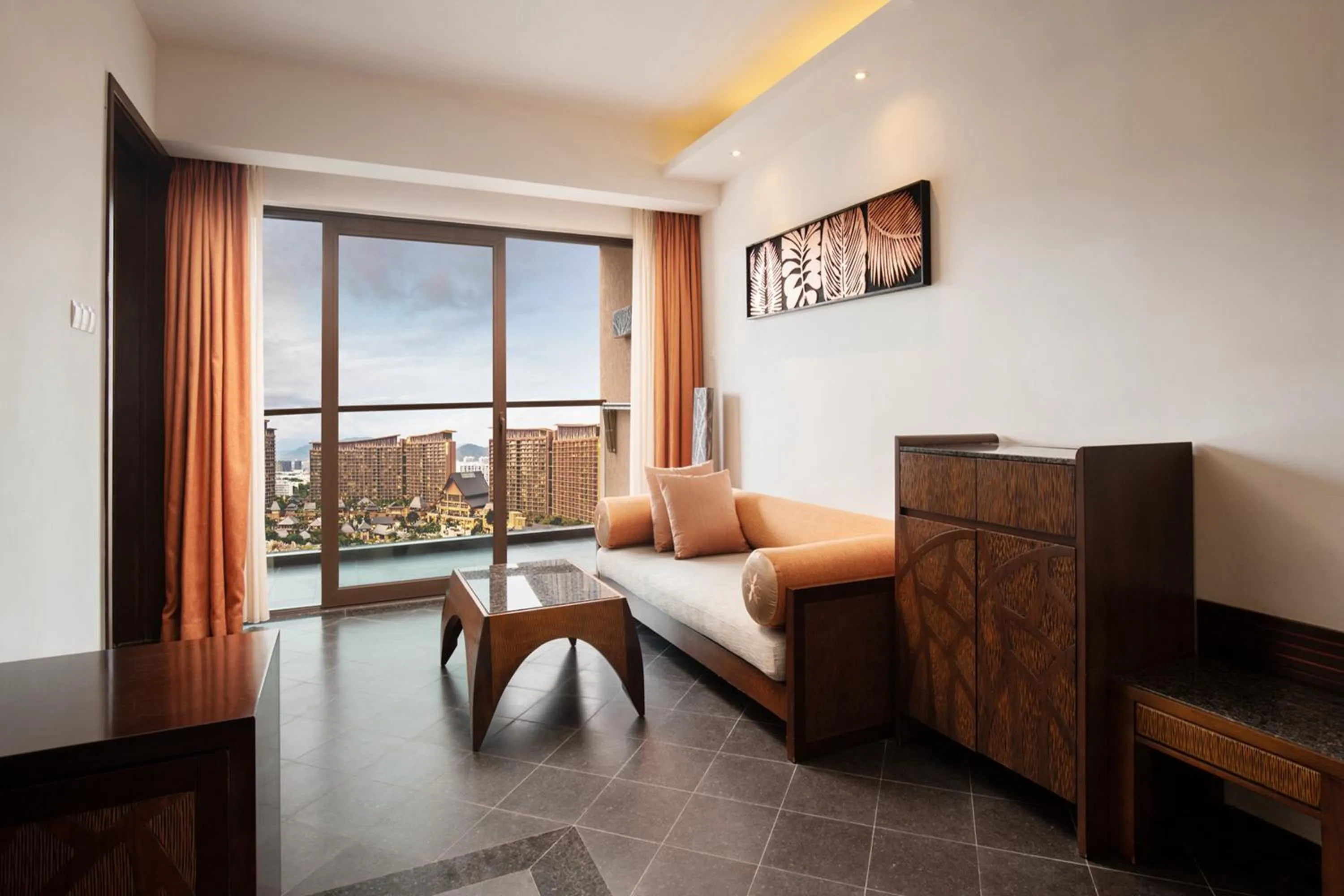 Living room in Mangrove Tree Resort World Sanya Bay-Kapok