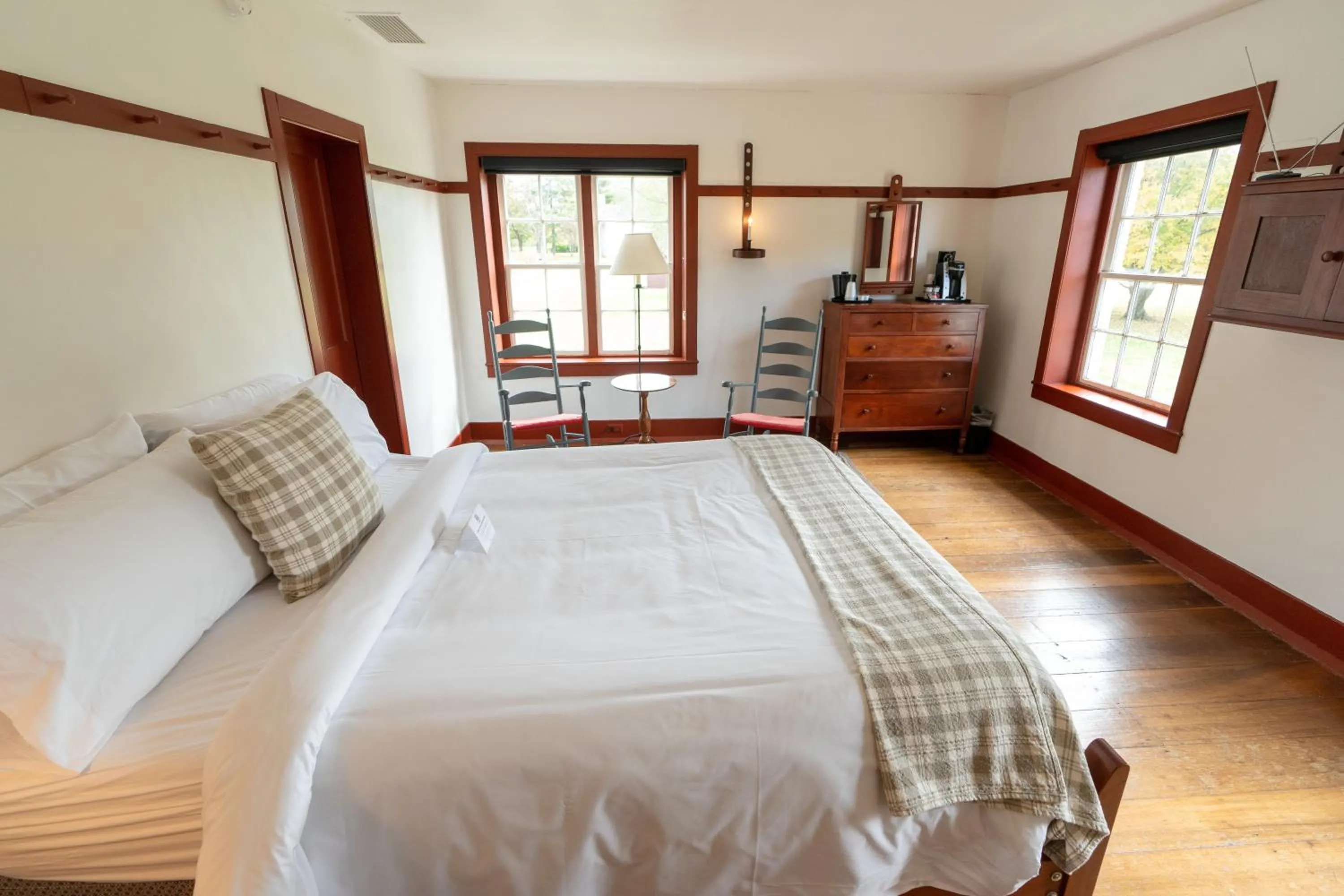 Bed in Shaker Village of Pleasant Hill