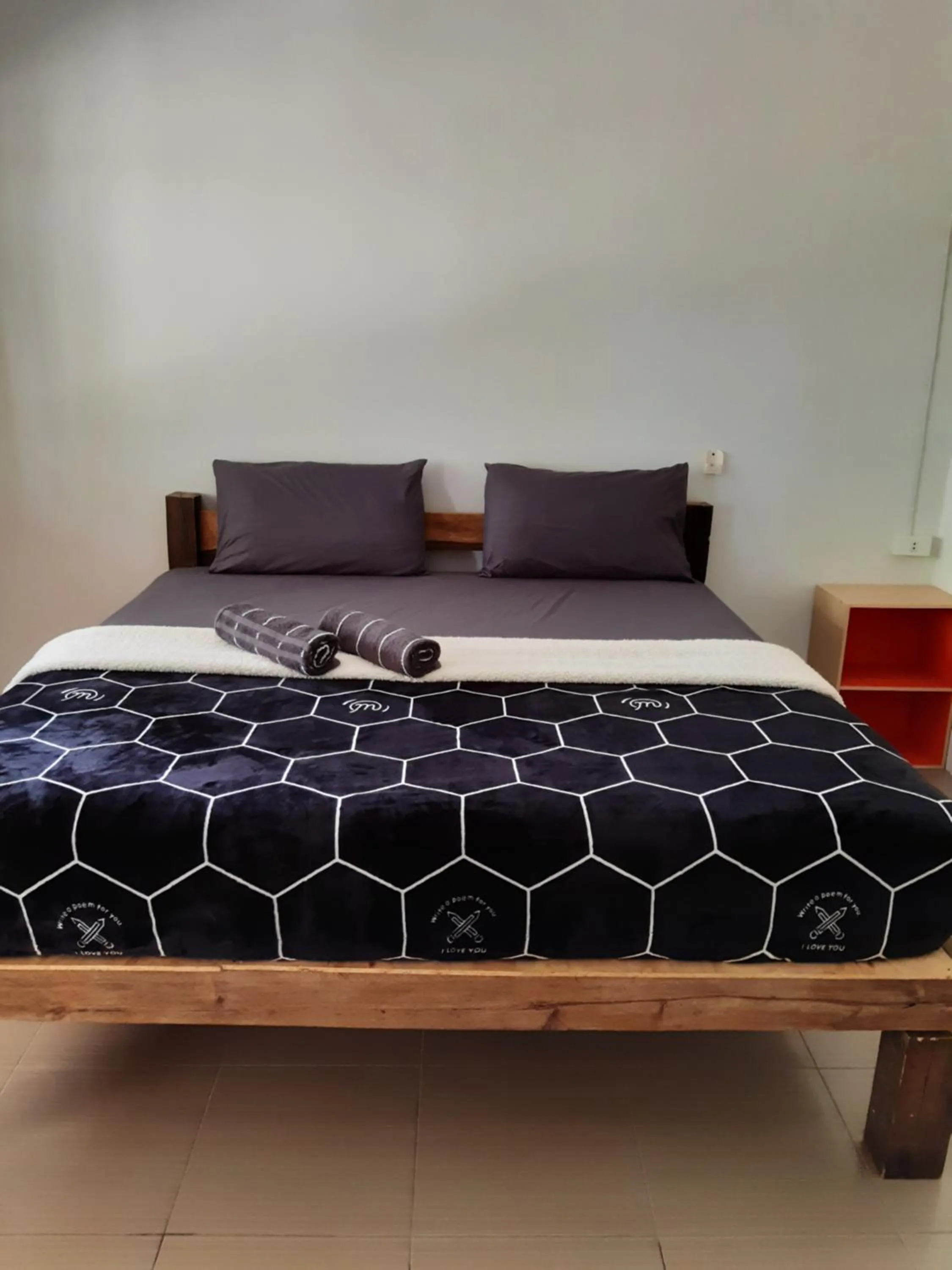 Bedroom, Bed in Som PalmGarden