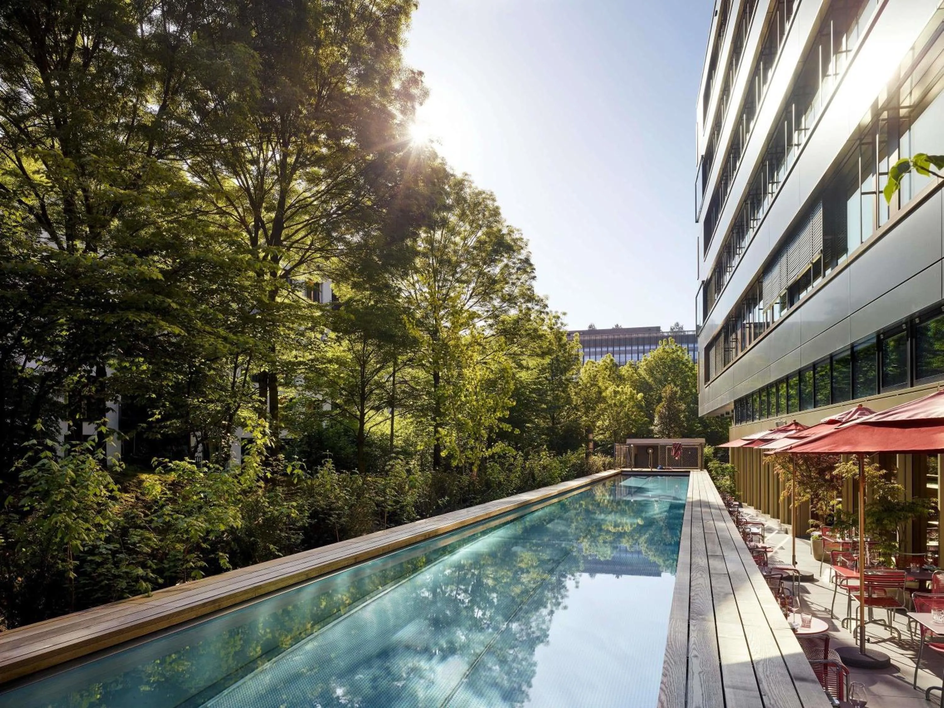 Property building in 25hours Hotel Zürich West