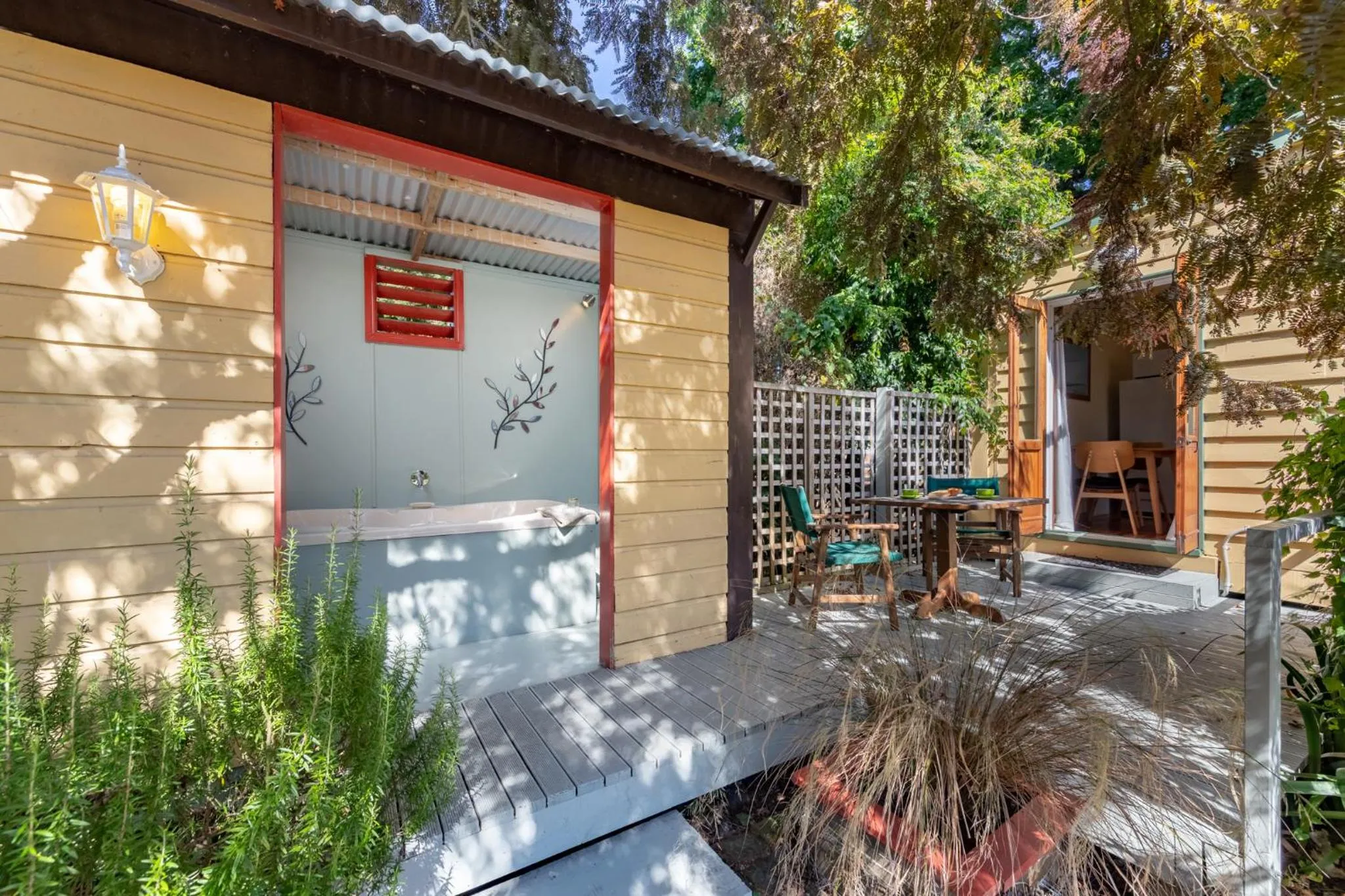 Patio in Shy Cottage and Studio