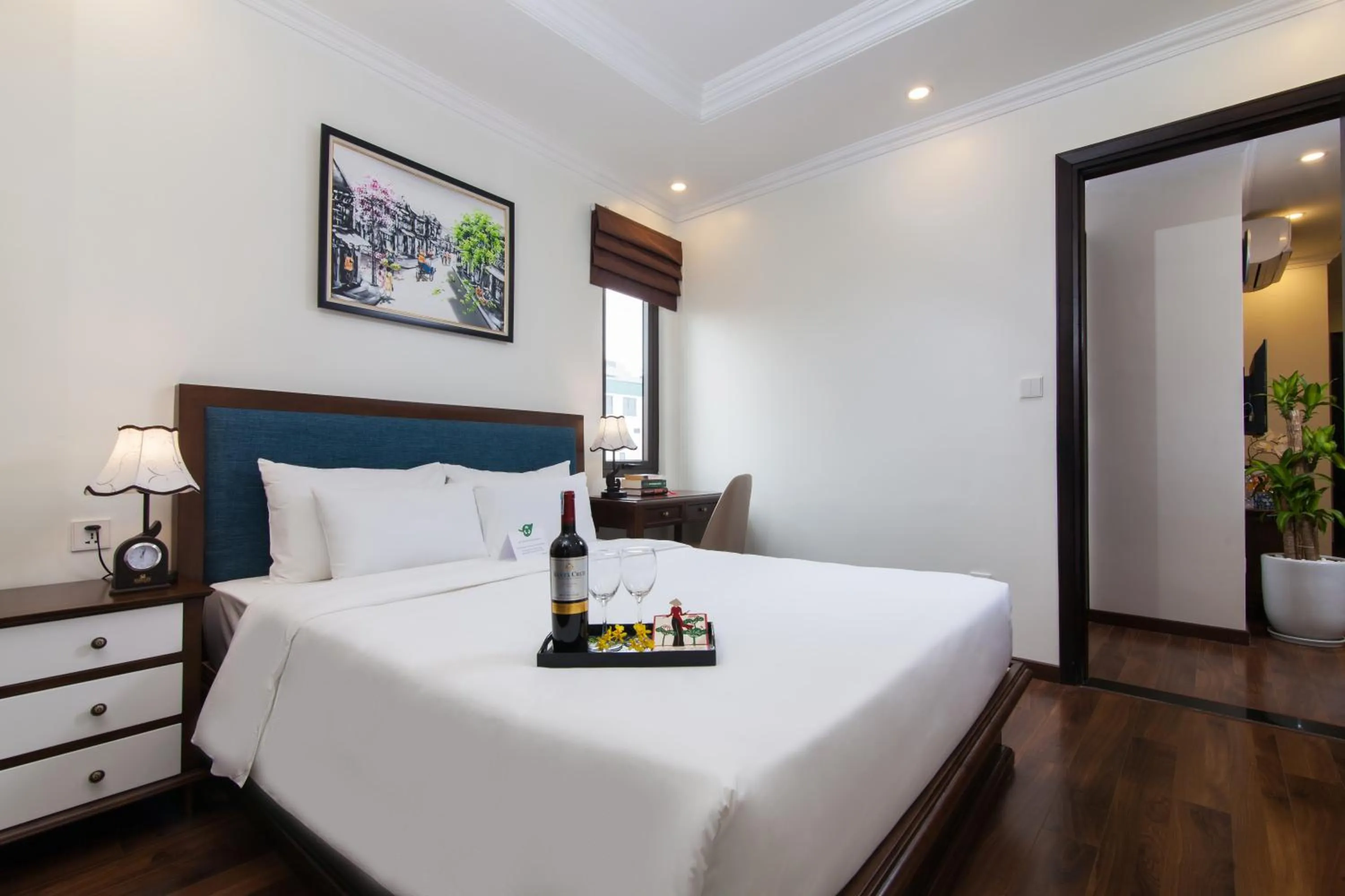 Bed in Hanoi Central Hotel & Residences