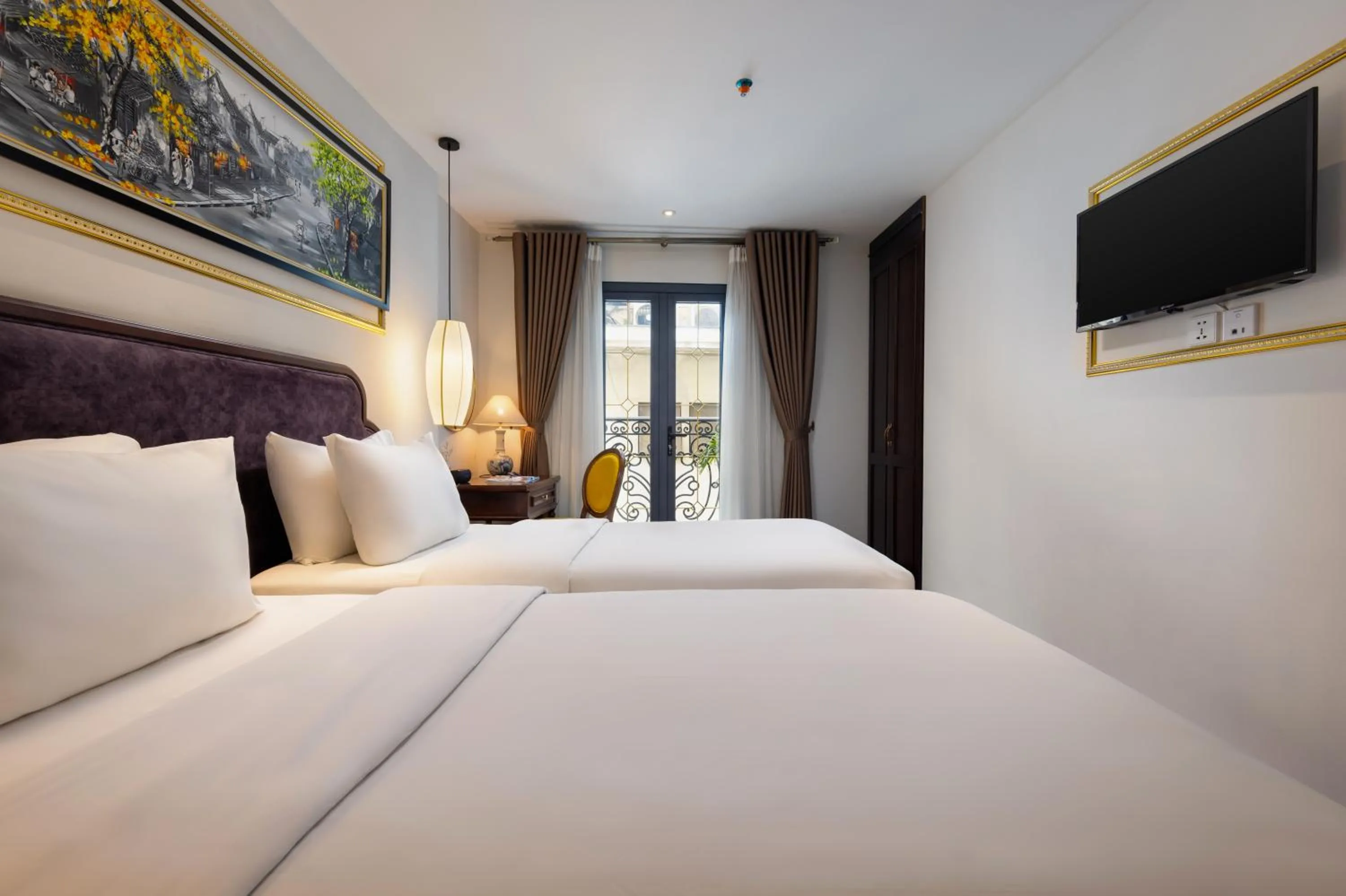 Bed in Hanoi Central Hotel & Residences