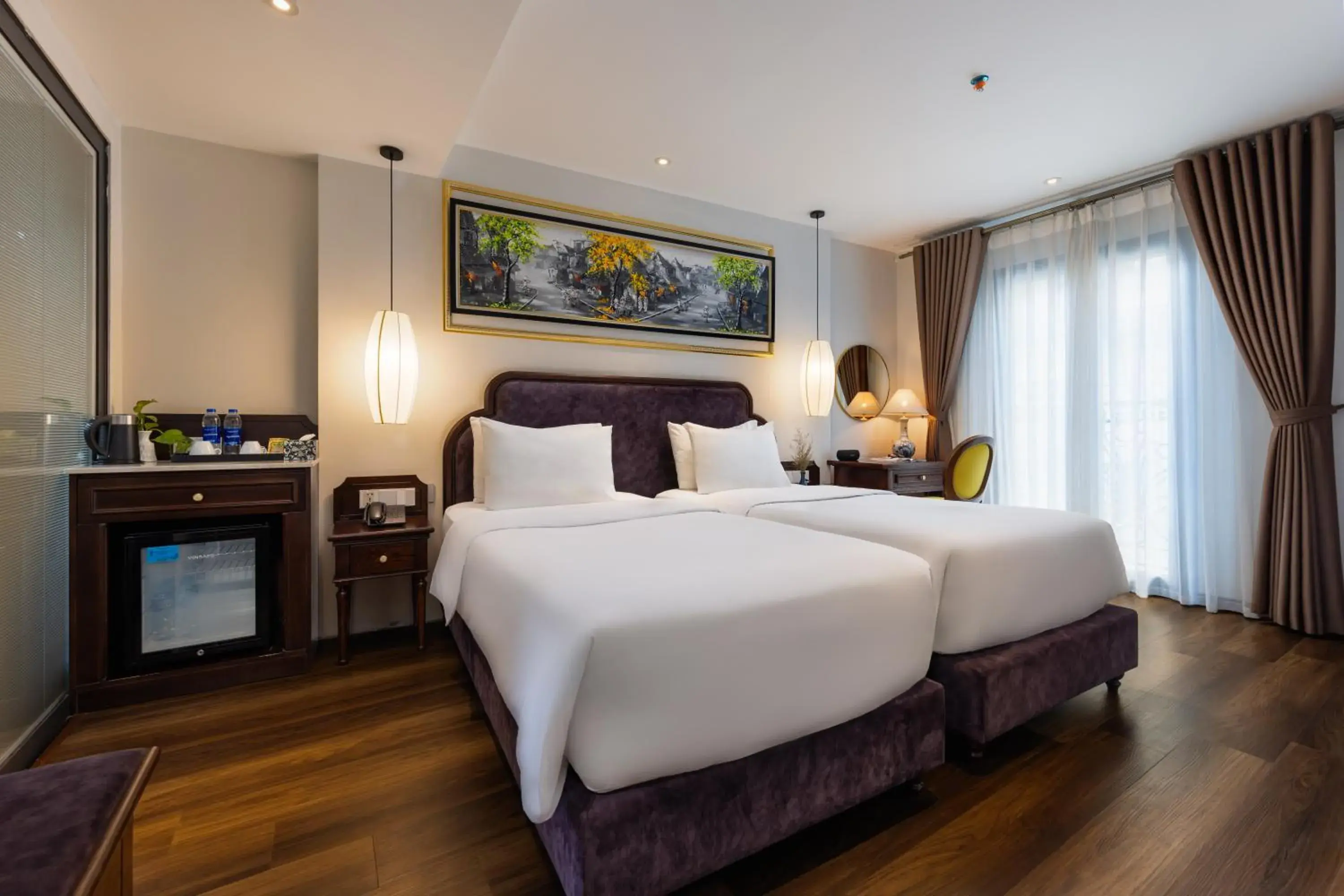 Twin Room with Balcony in Hanoi Central Hotel & Residences Twin Room with Balcony in Hanoi Central Hotel & Residences