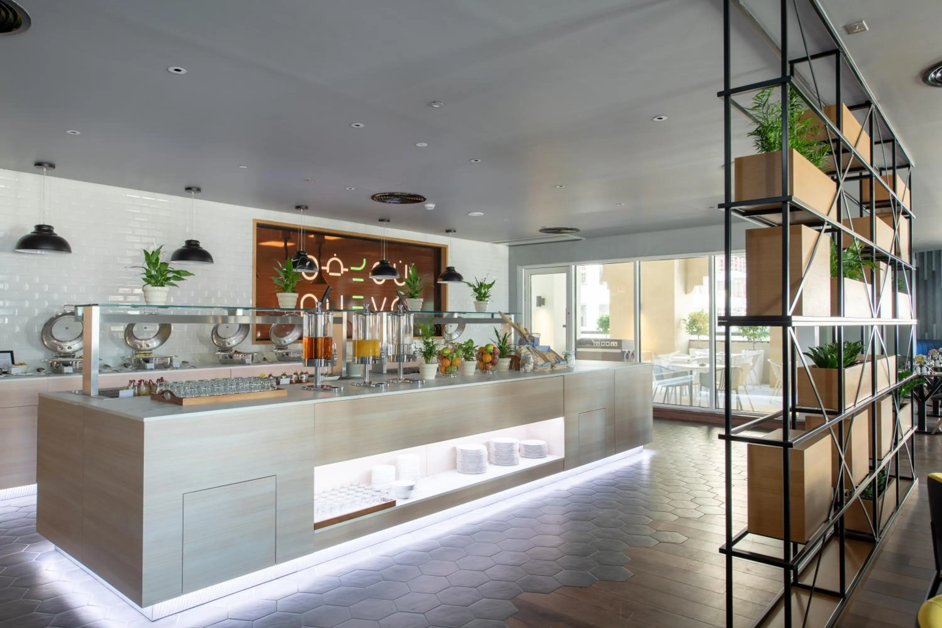 Restaurant/places to eat in Premier Inn Dubai Al Jaddaf