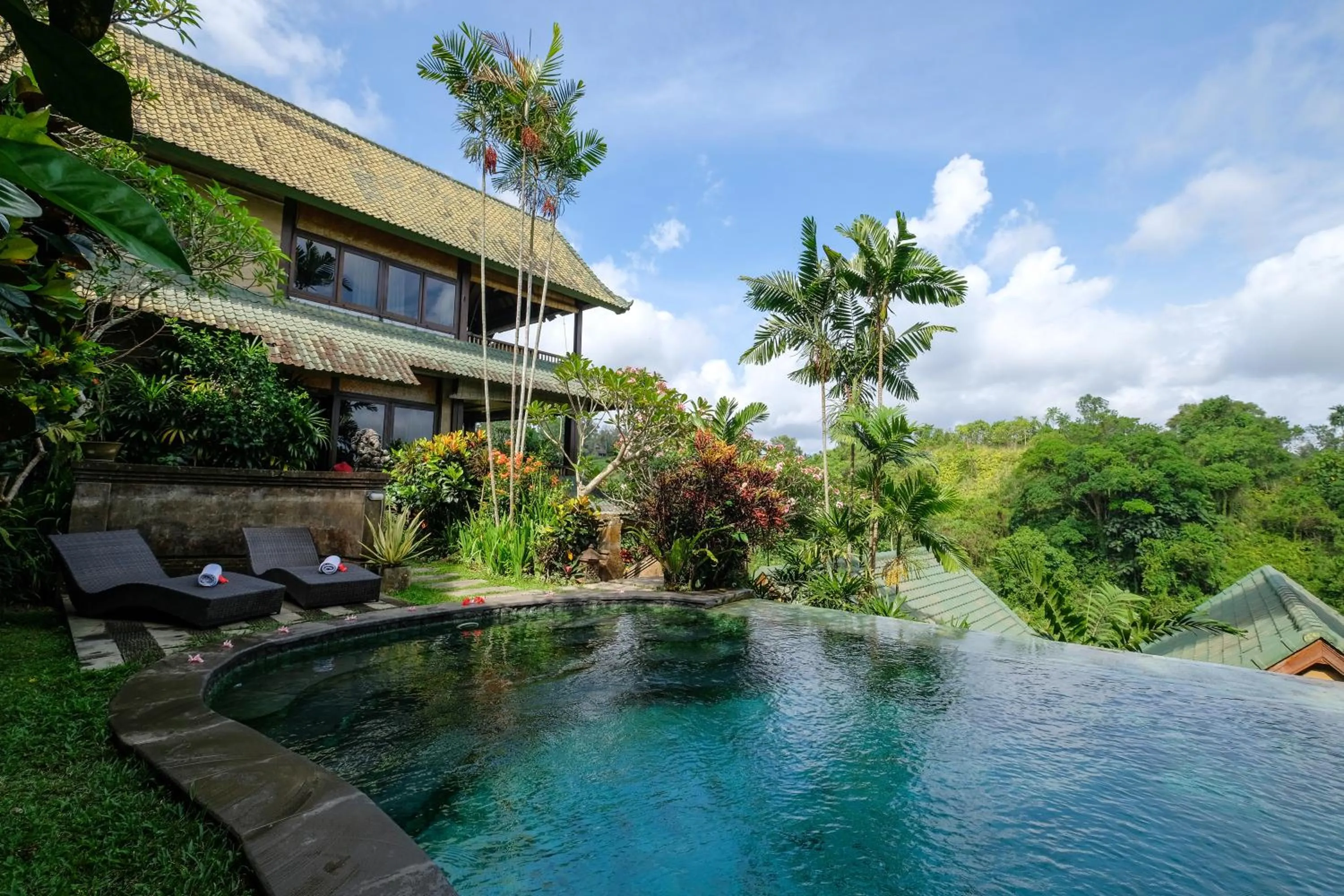 Swimming pool in Sunrise Villa Ubud