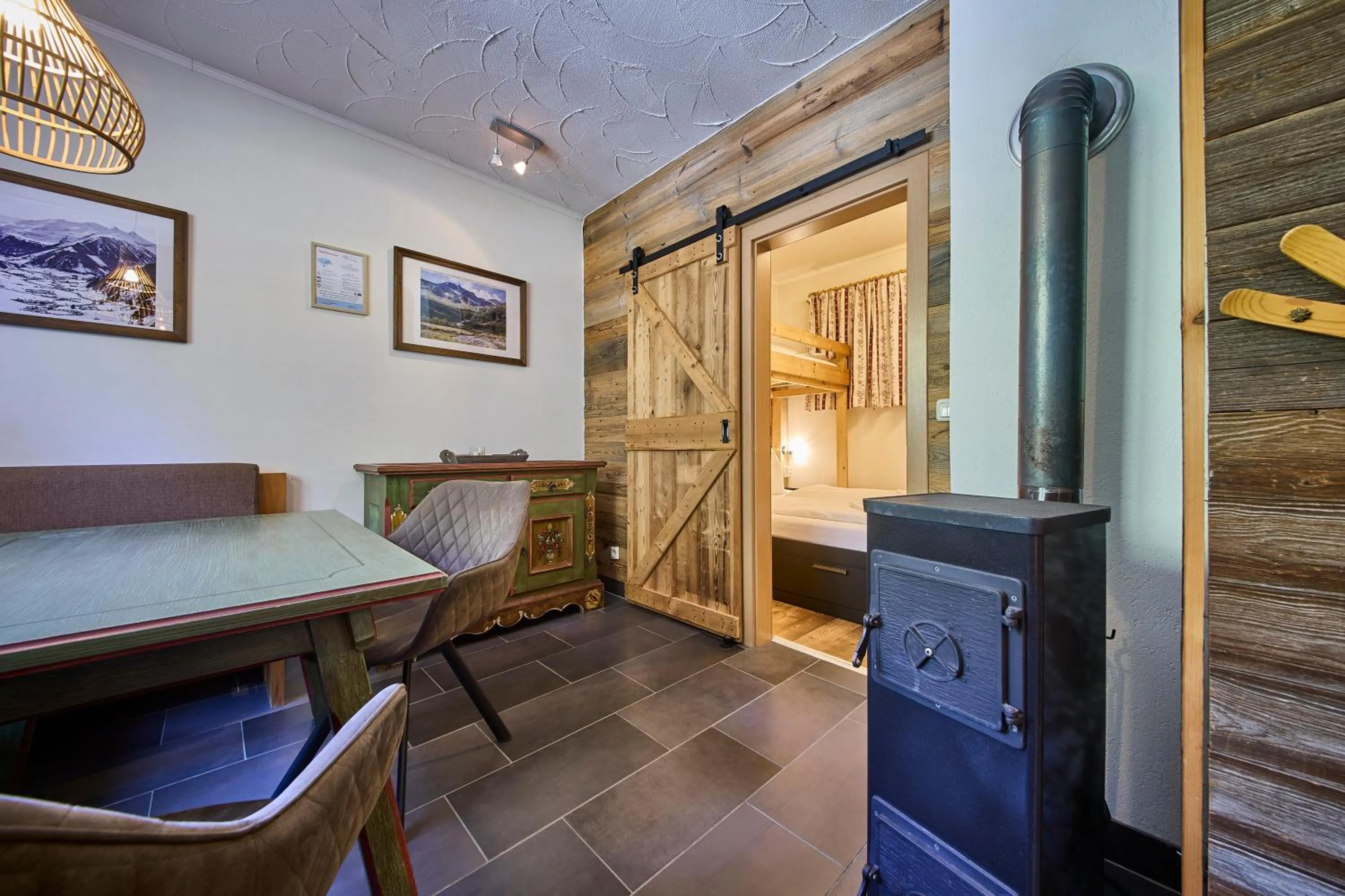 Dining area in Apartments Enzian