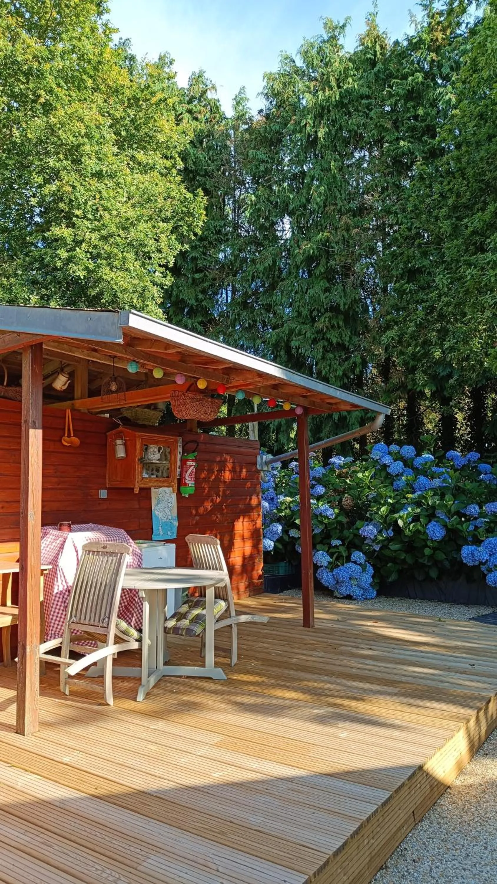 Patio in La Clé des Roulottes