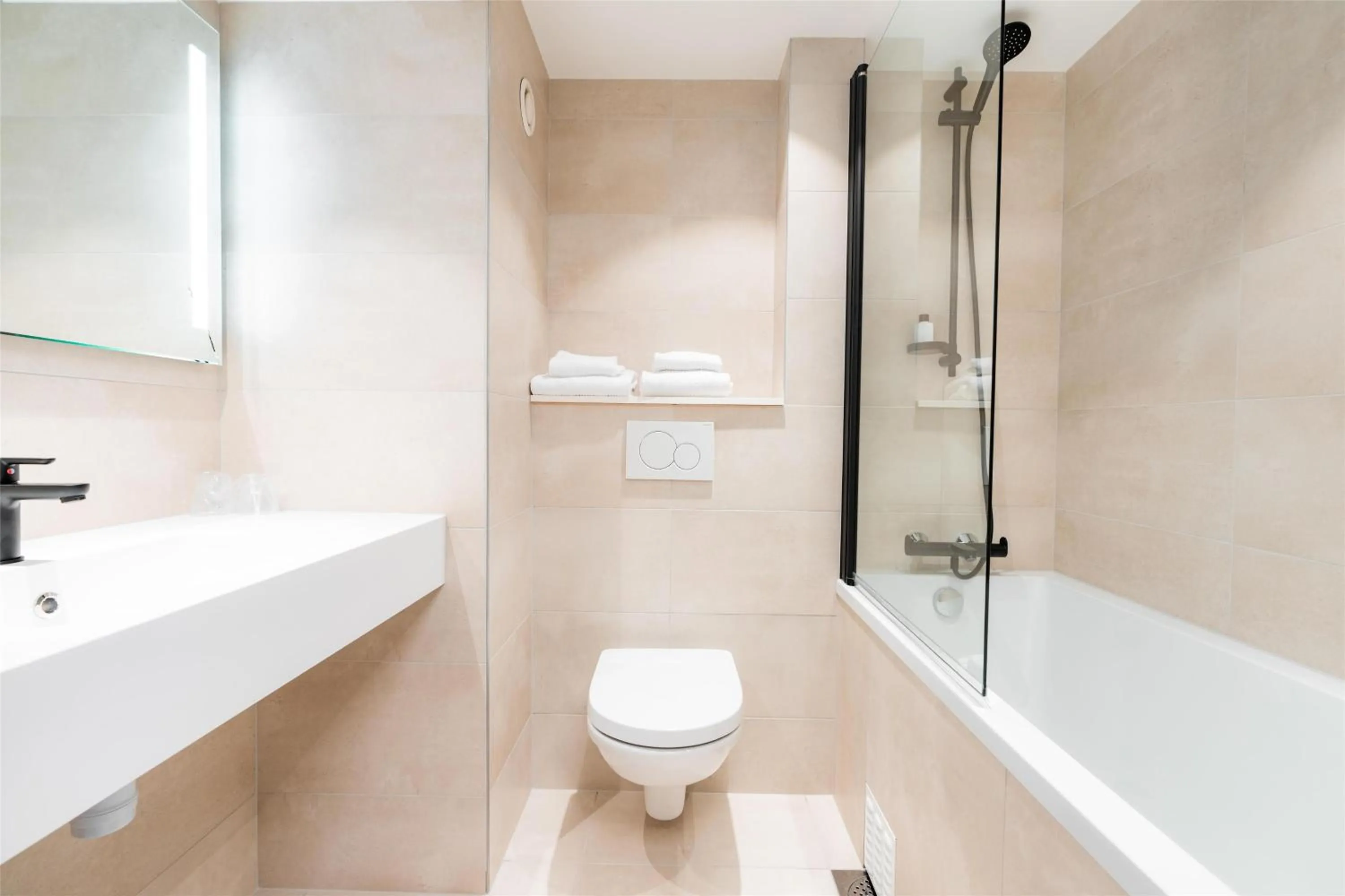 Bathroom in Scandic Hønefoss