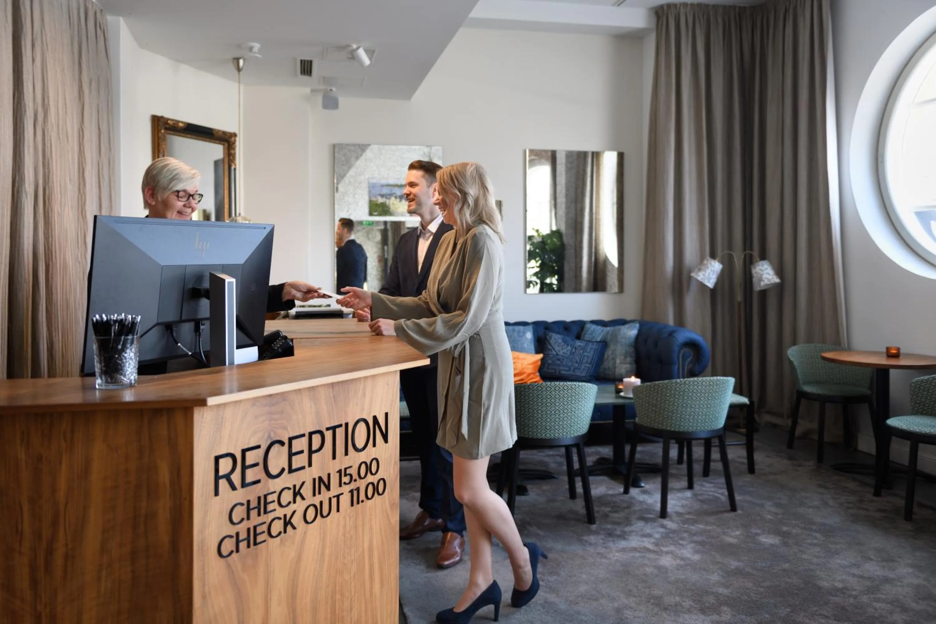 Lobby or reception in Regatta Spa Hotel