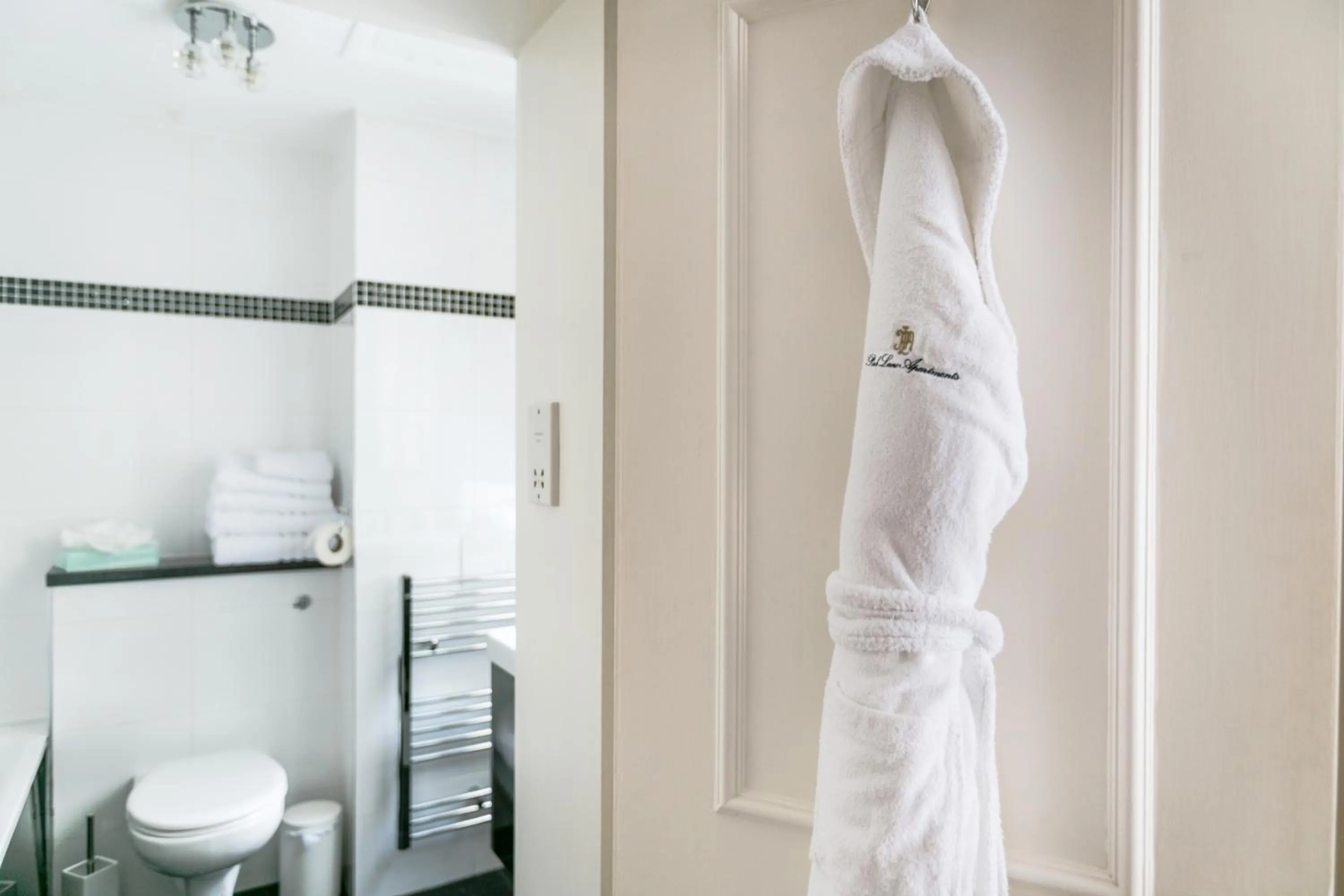 Toilet in Park Lane Apartments/Shaw House