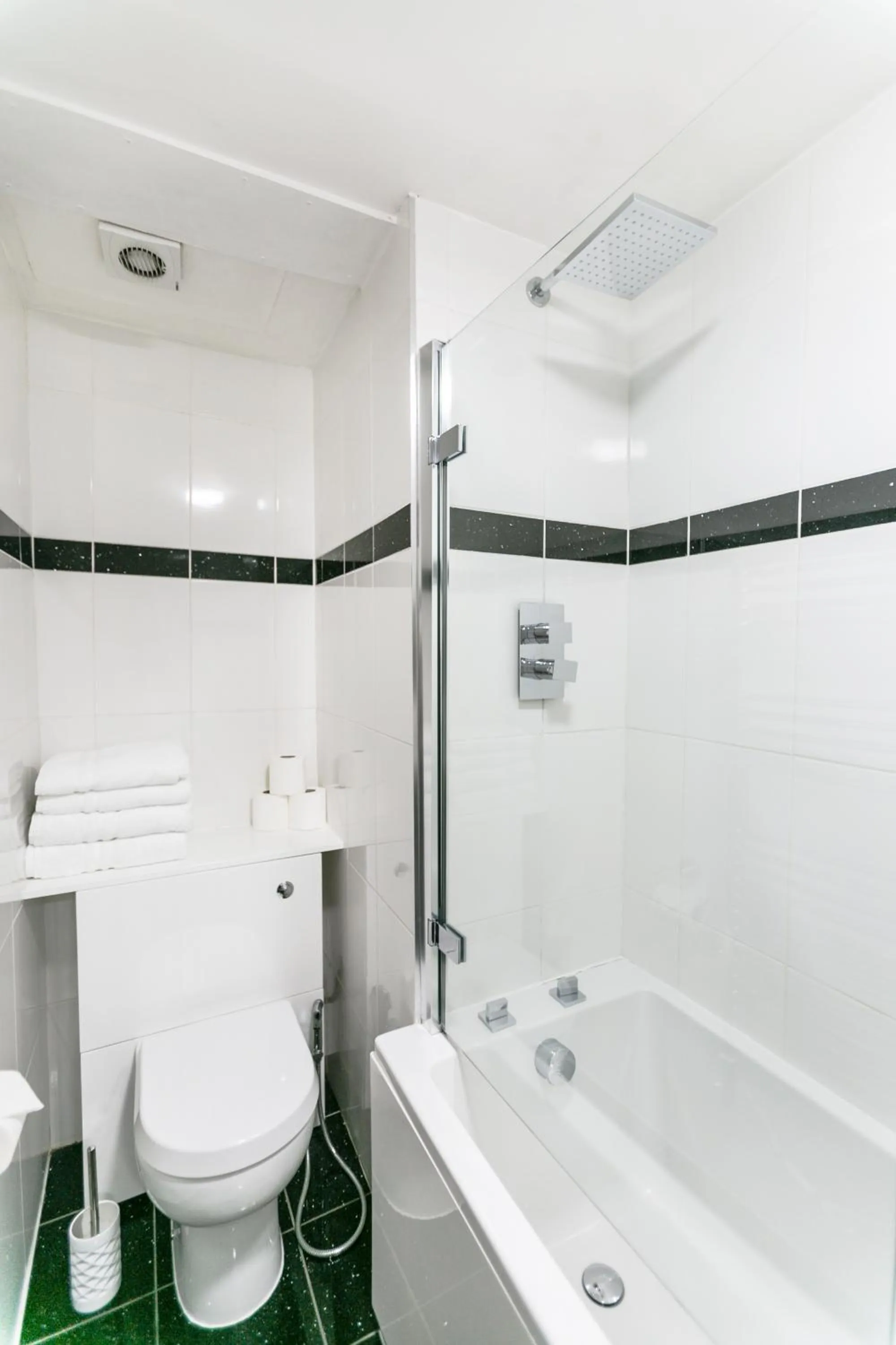 Toilet in Park Lane Apartments/Shaw House