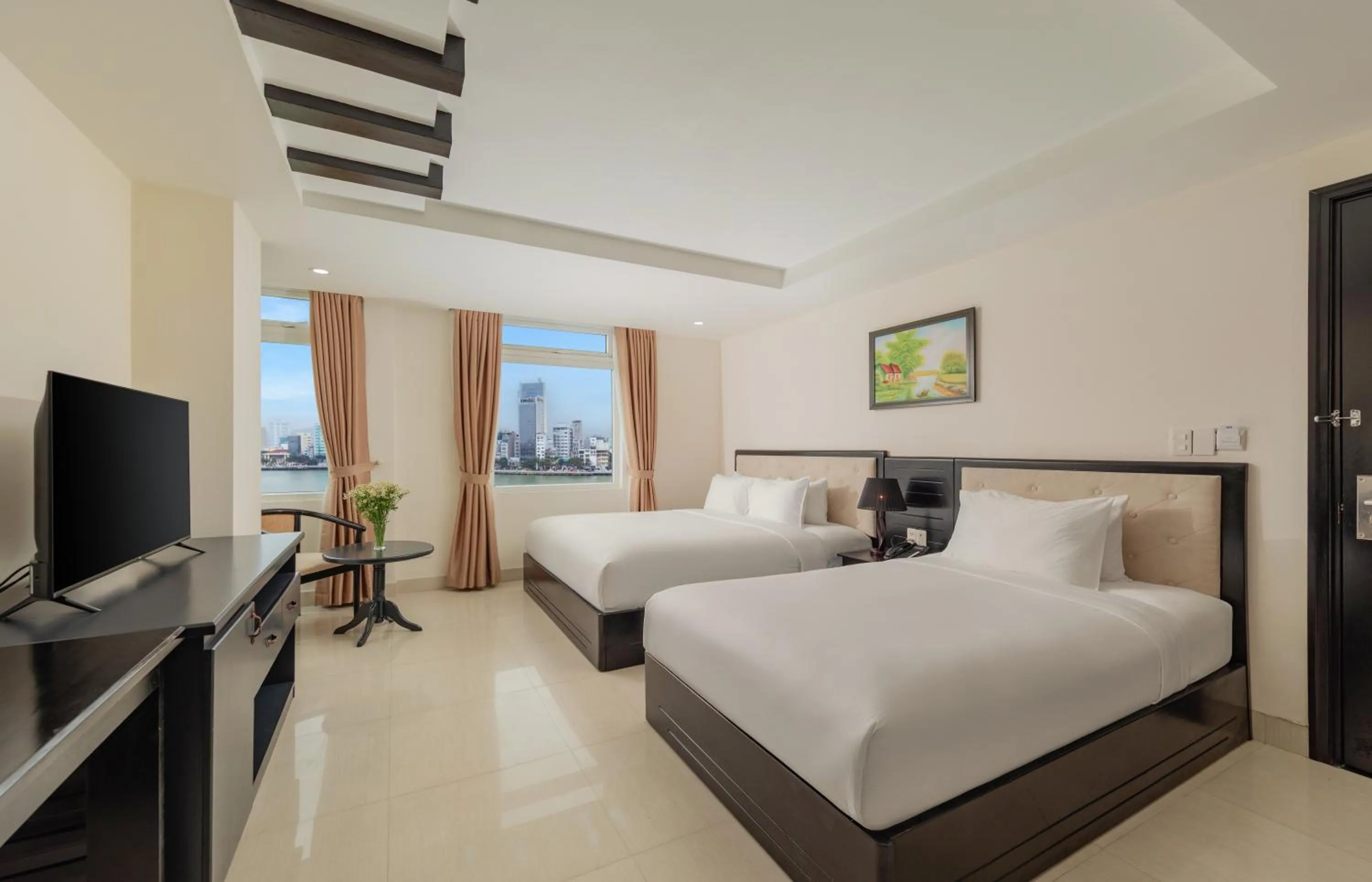 Bedroom, Bed in Kay Han Riverfront Hotel Da Nang