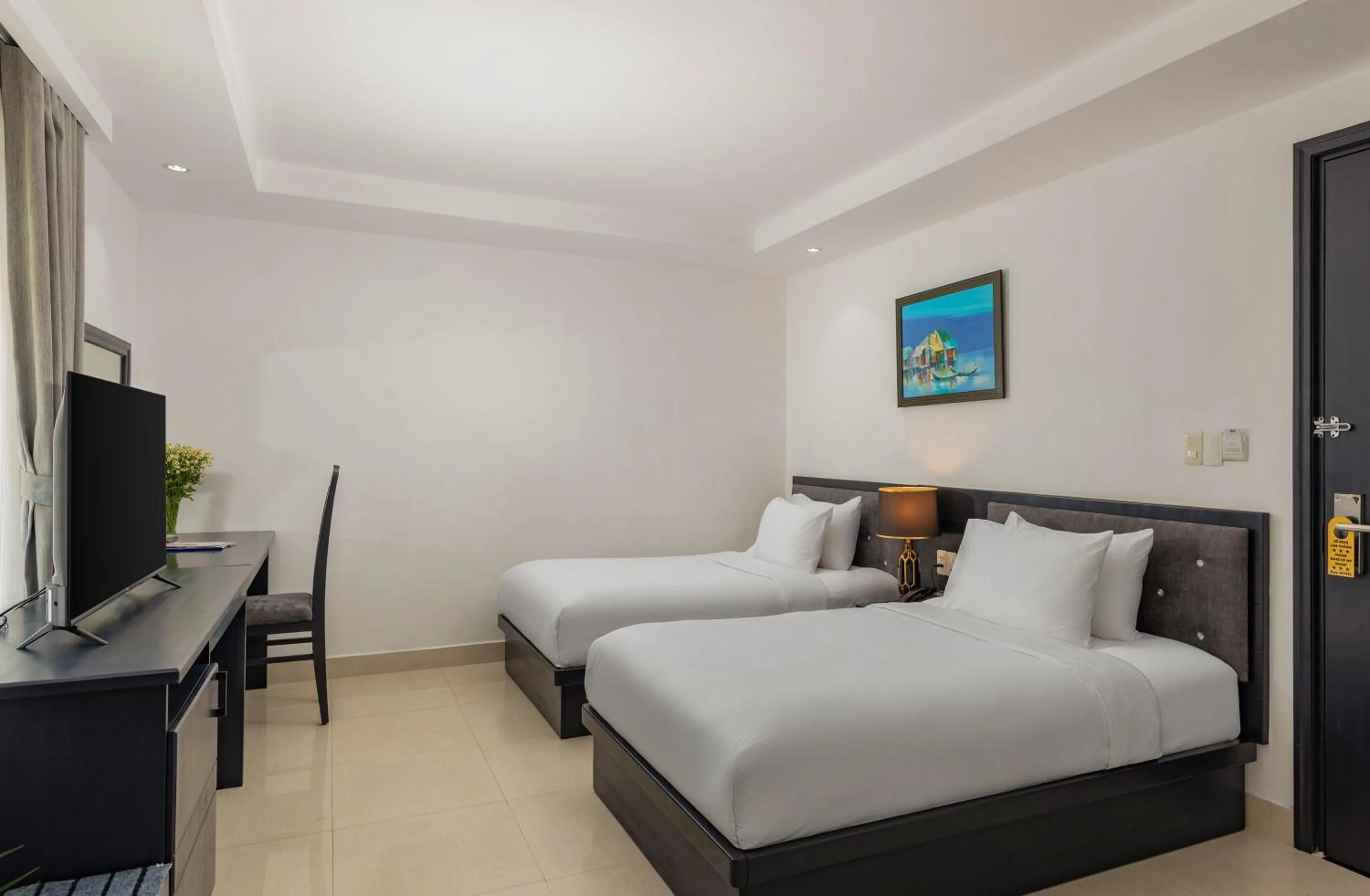 Bedroom, Bed in Kay Han Riverfront Hotel Da Nang