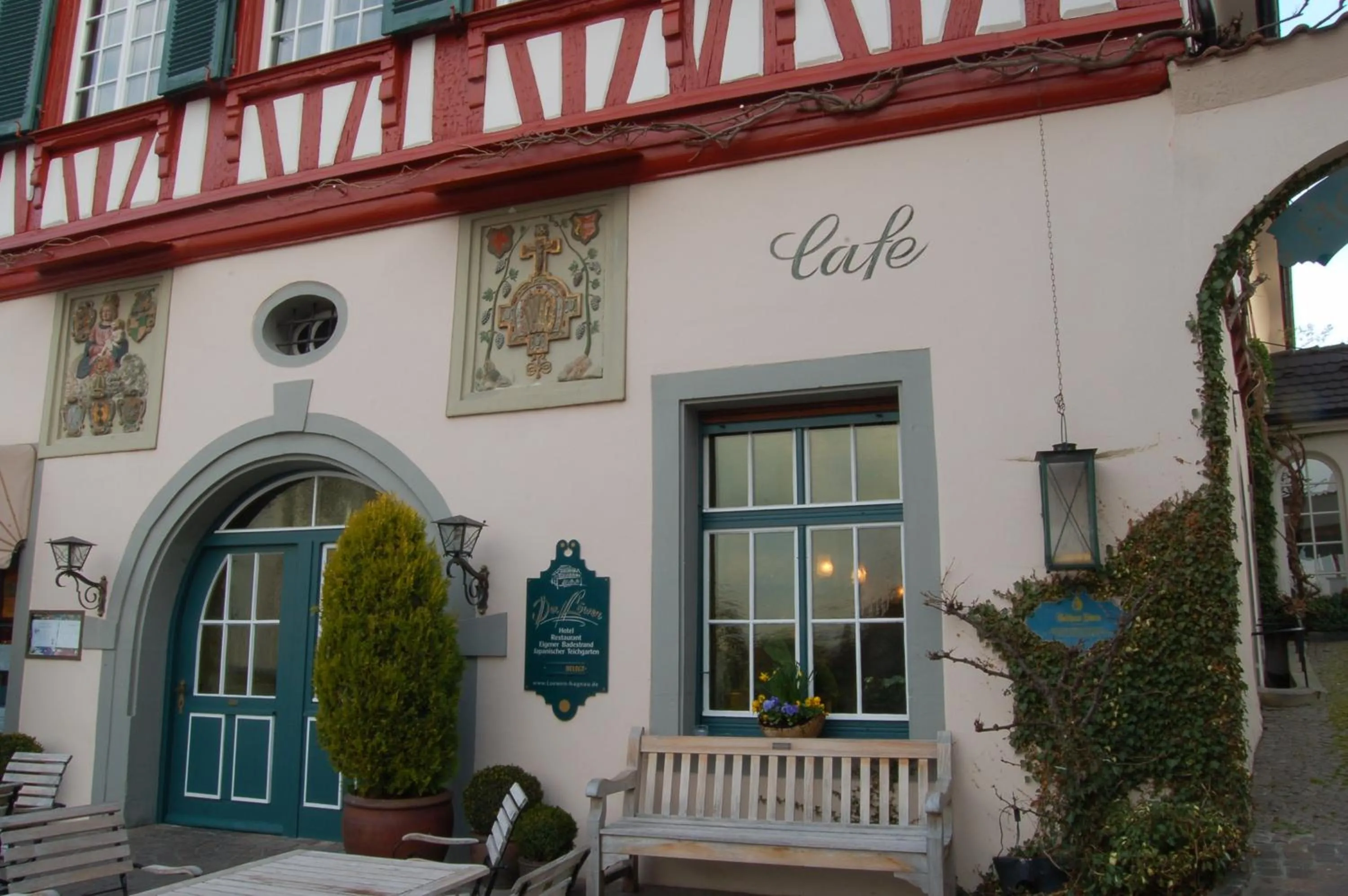 Decorative detail in Hotel Der Löwen