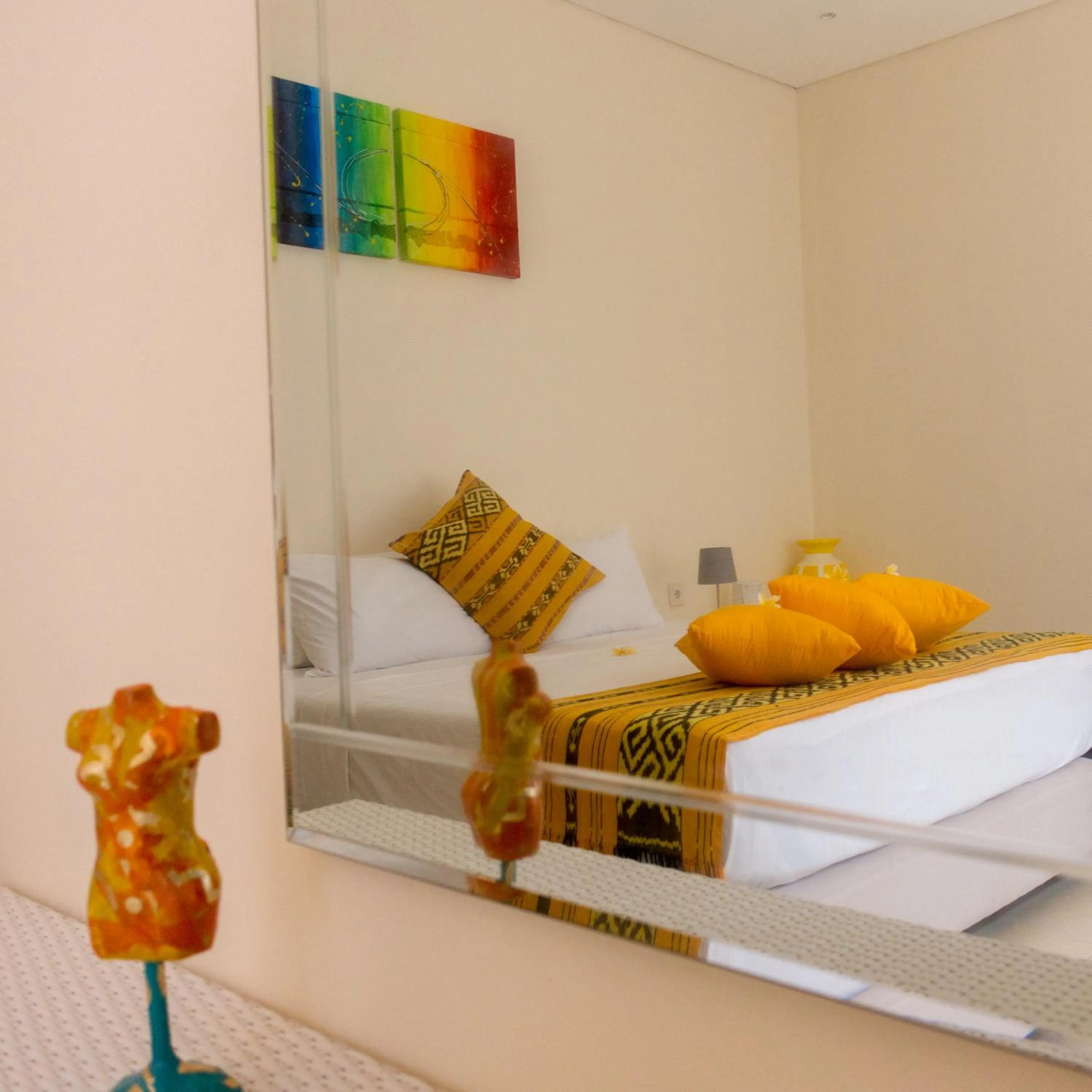 Bedroom, Bed in Villa Atas Pelangi