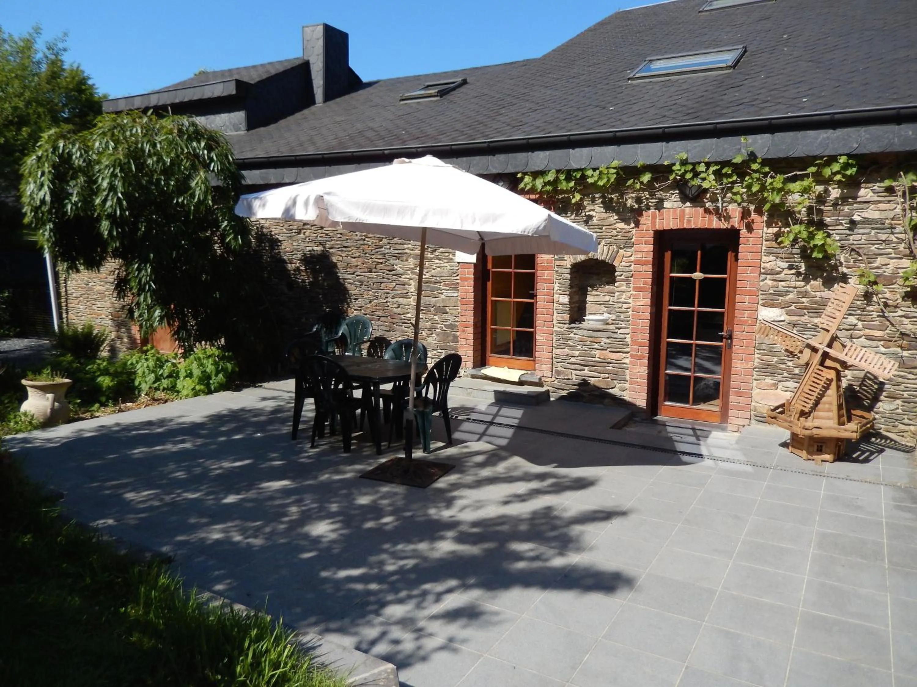 Balcony/Terrace in B&B Le 'Ti 'Bou de Refuge