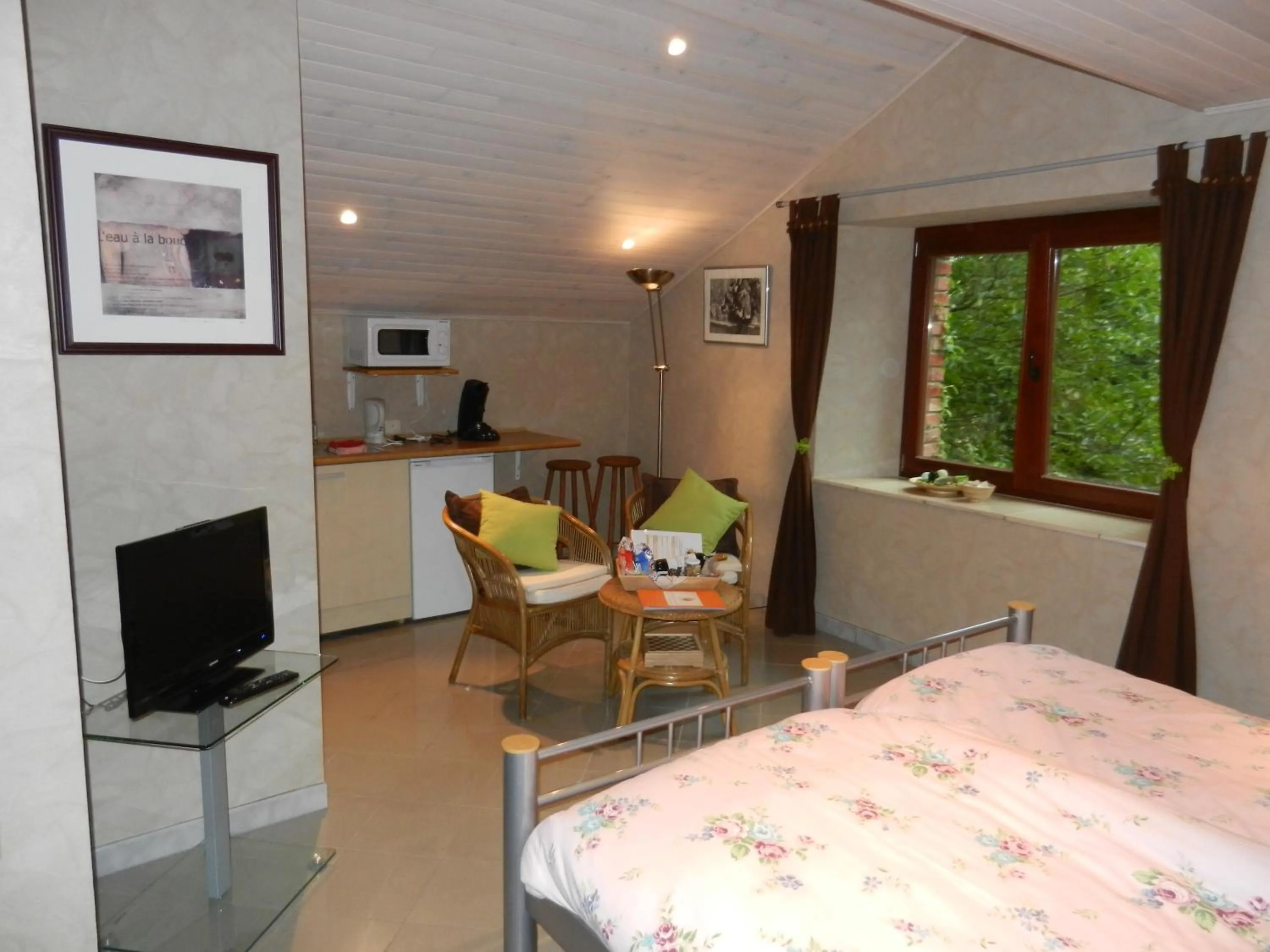 Seating area in B&B Le 'Ti 'Bou de Refuge