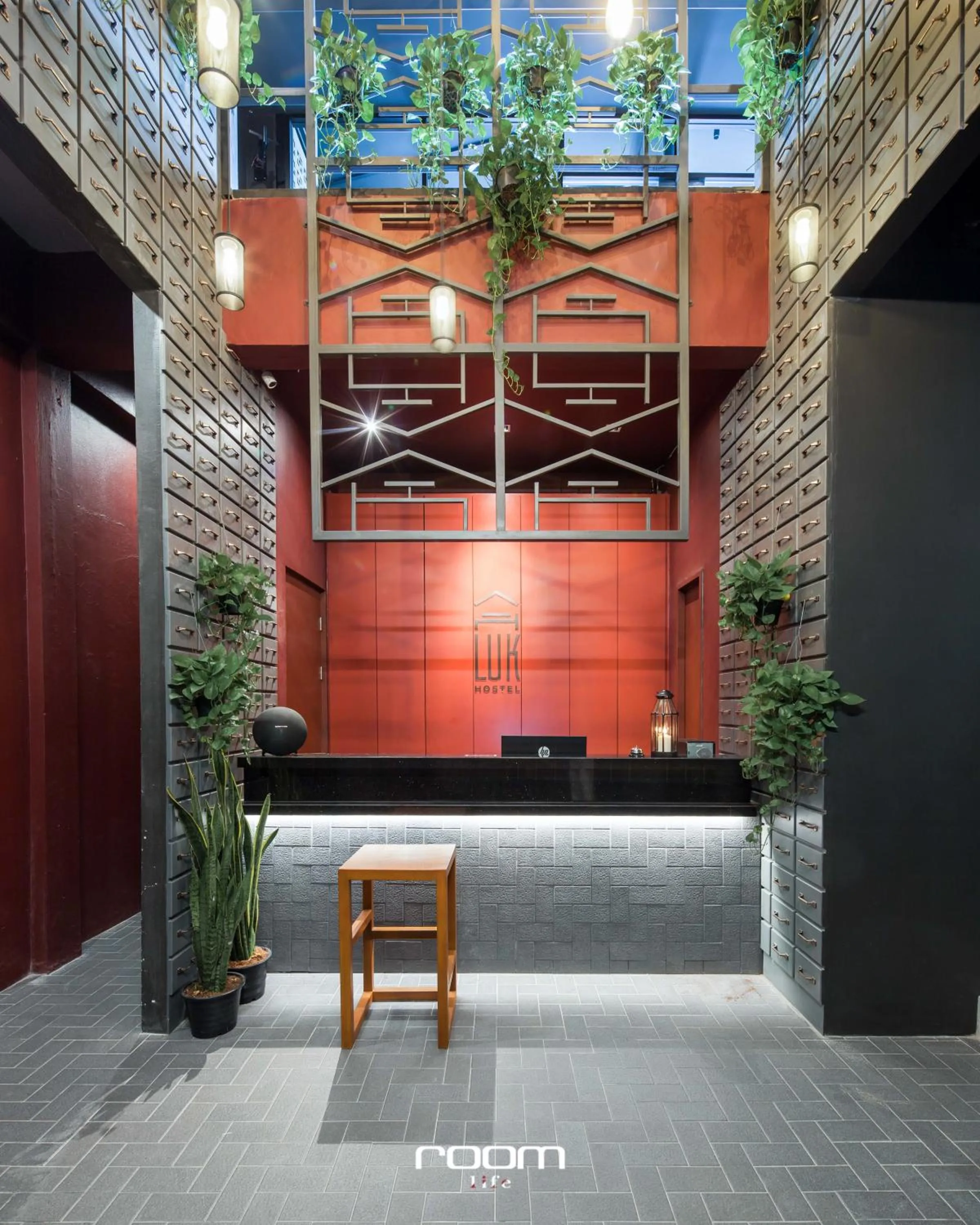 Lobby or reception in Luk Hostel