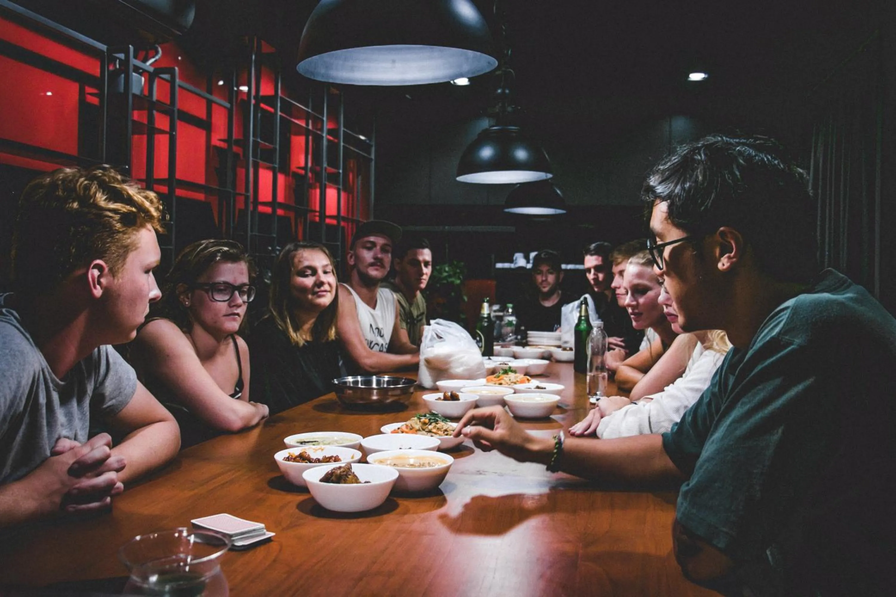 People in Luk Hostel