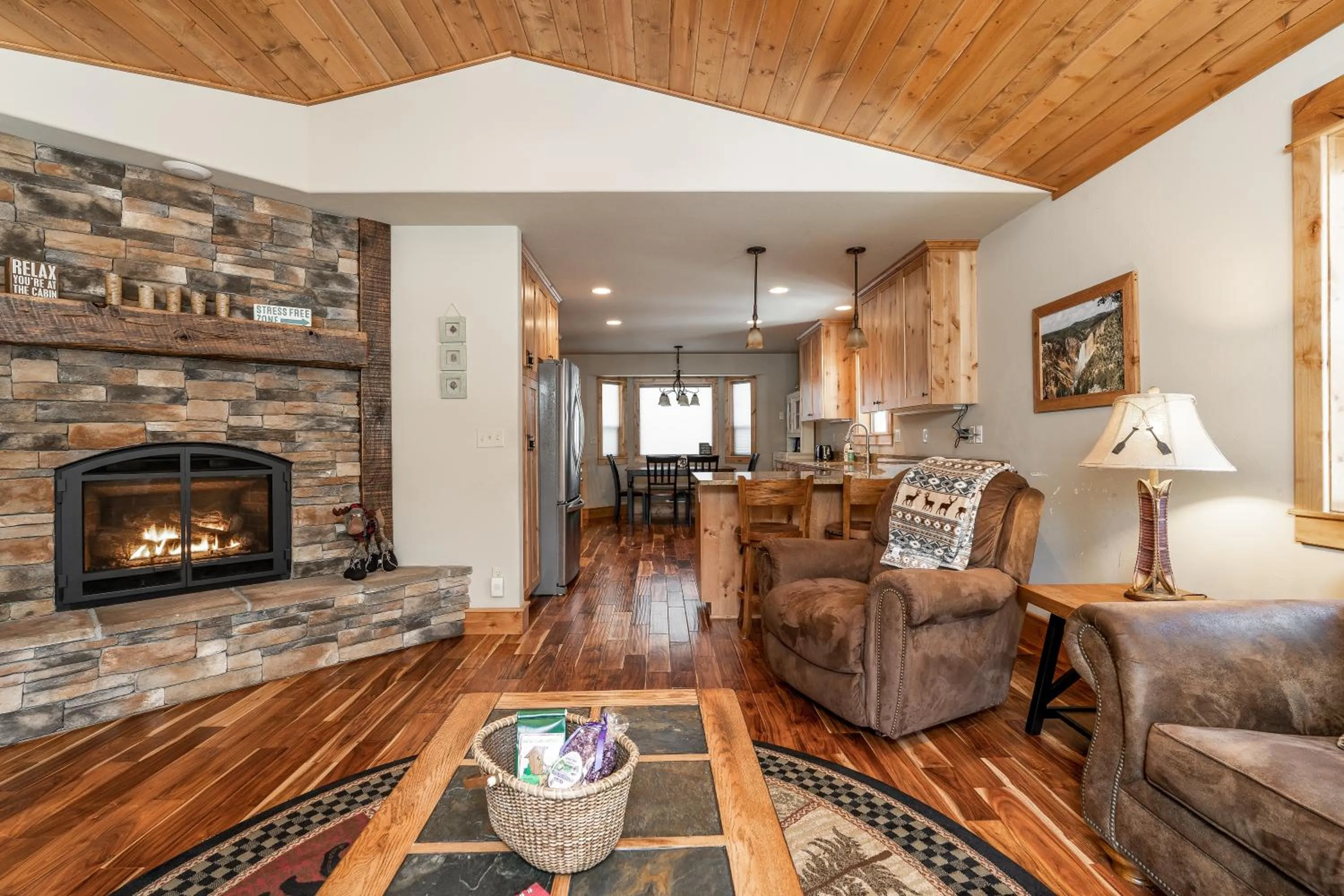 Living room in Shepherd Family Retreats- Fox