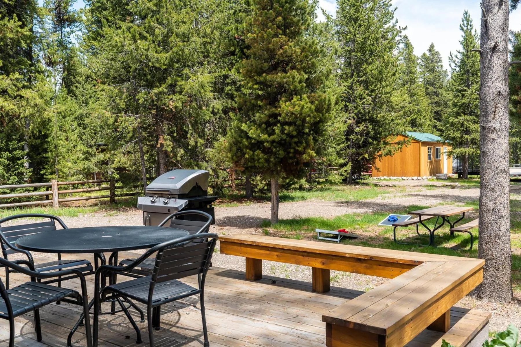 Patio in Shepherd Family Retreats- Fox