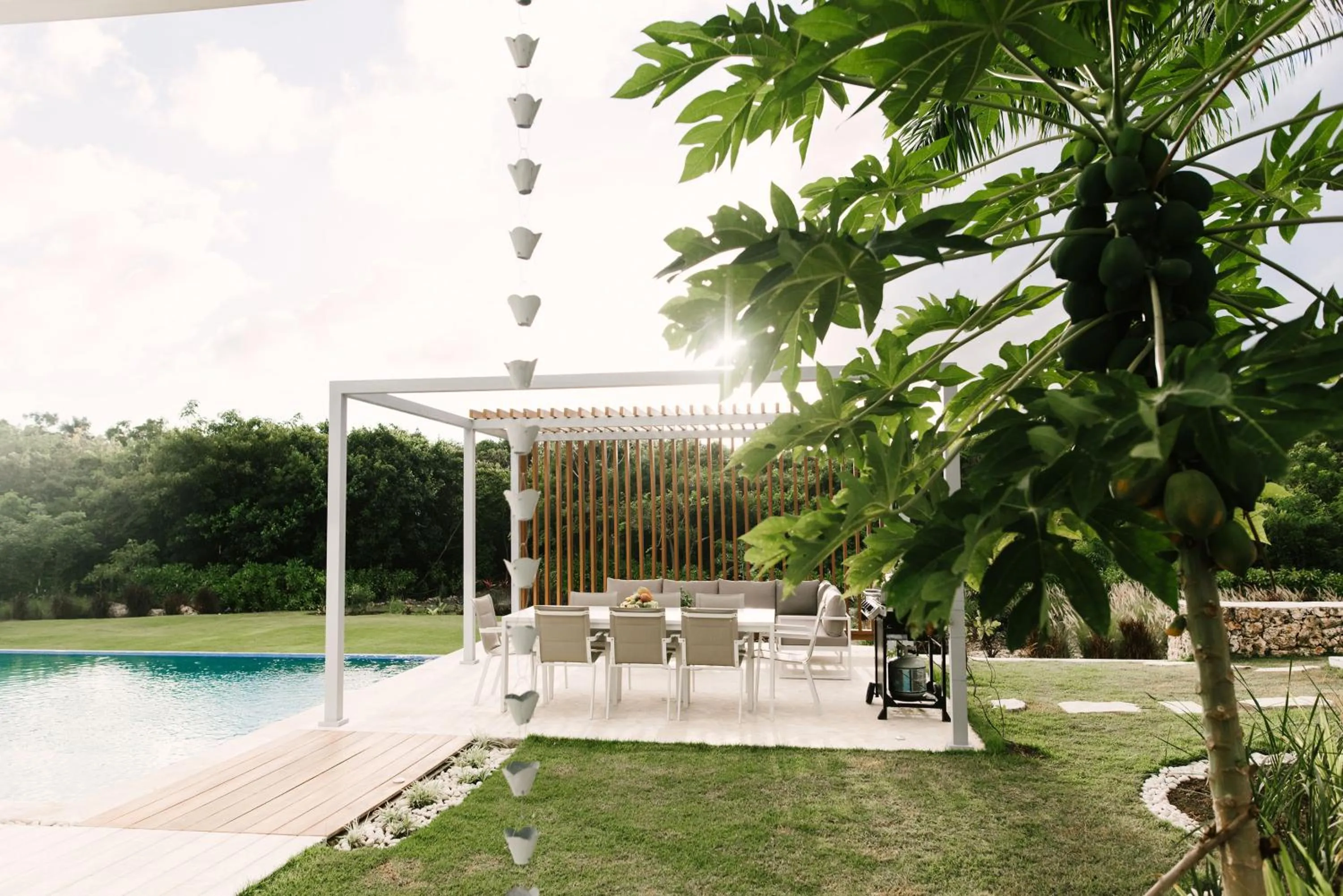 BBQ facilities in Villa "Bella Luna"