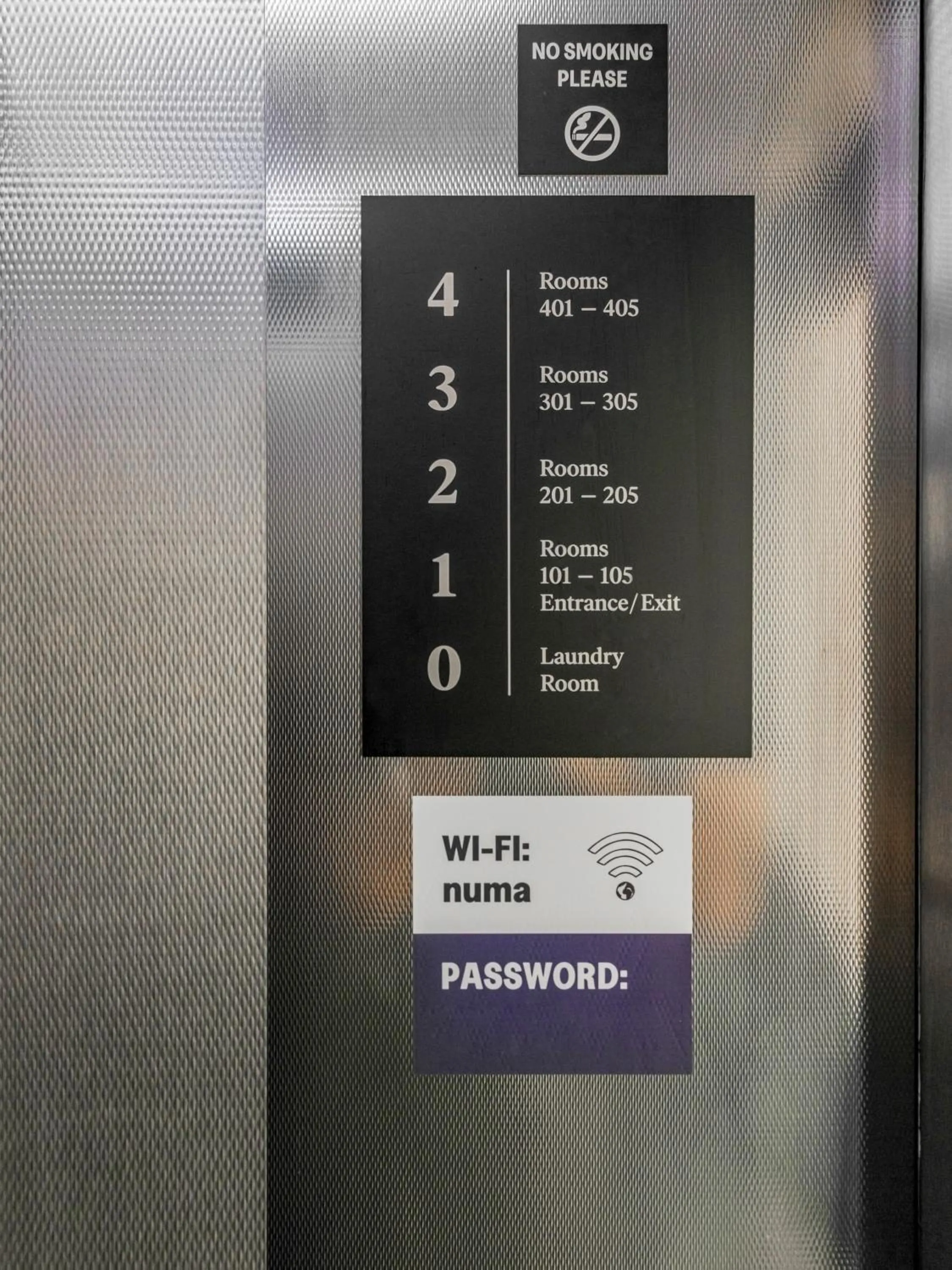 Logo/Certificate/Sign in Numa Prague Libusa