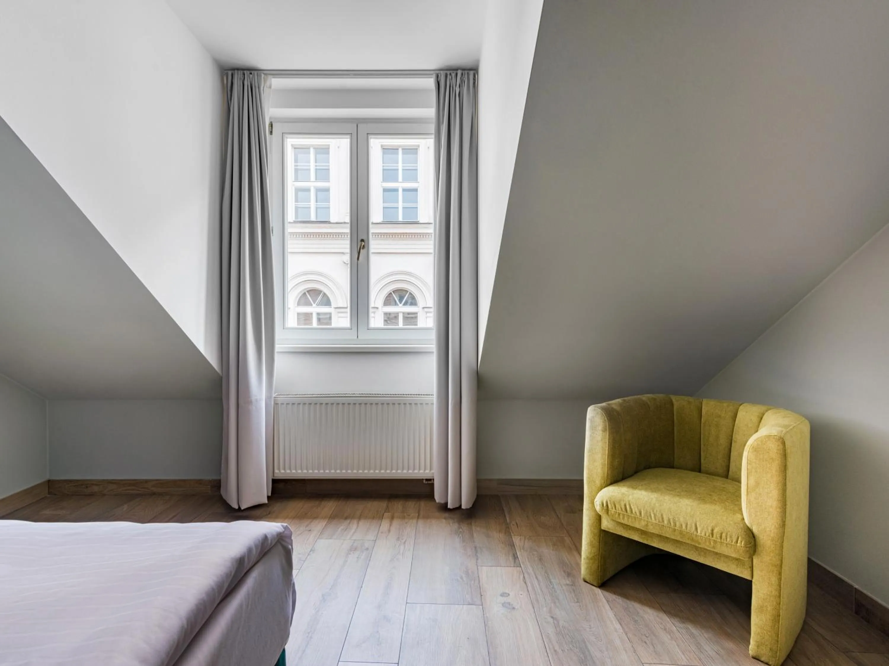 View (from property/room), Bed in Numa Prague Libusa